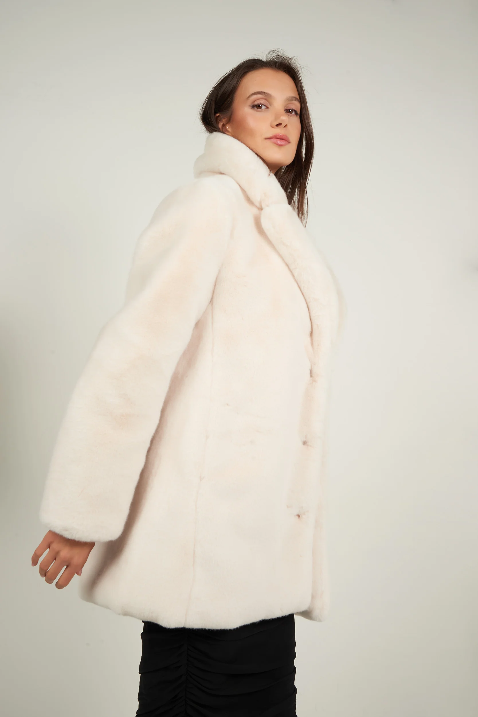 Manteau long en fourrure - ALEX - (E-C4) - Image 3