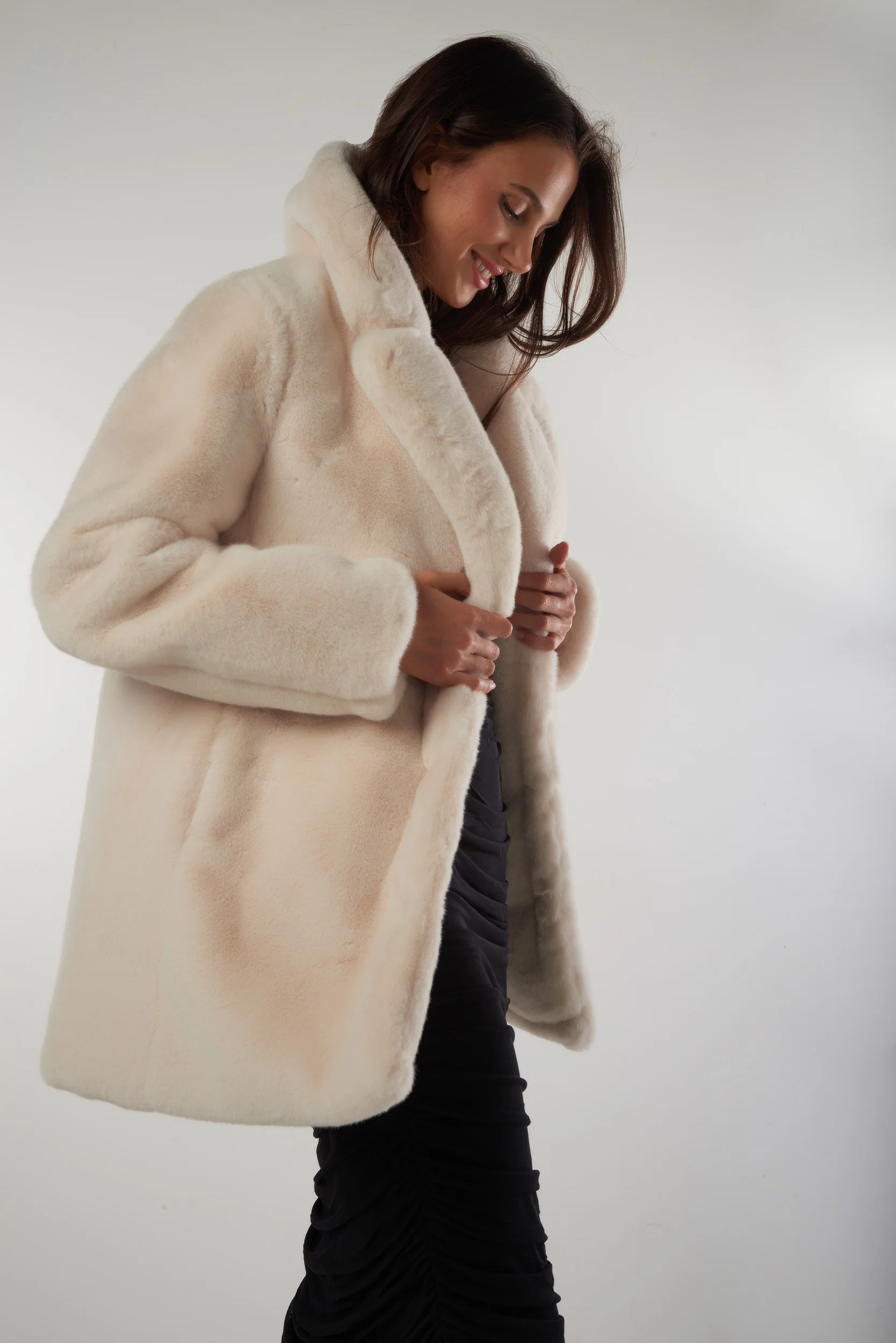 Manteau long en fourrure - ALEX - (E-C4) - Image 5