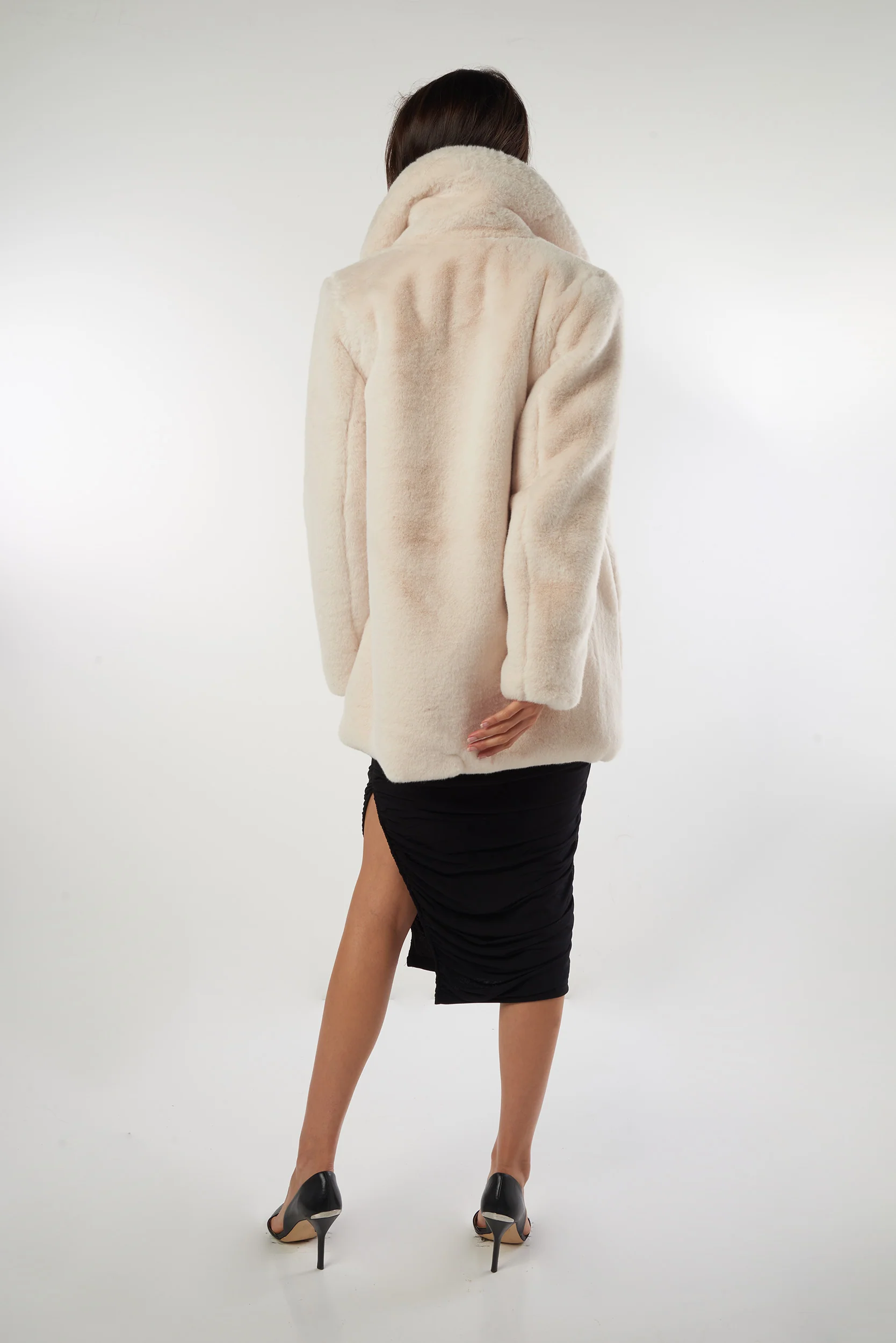 Manteau long en fourrure - ALEX - (E-C4) - Image 7