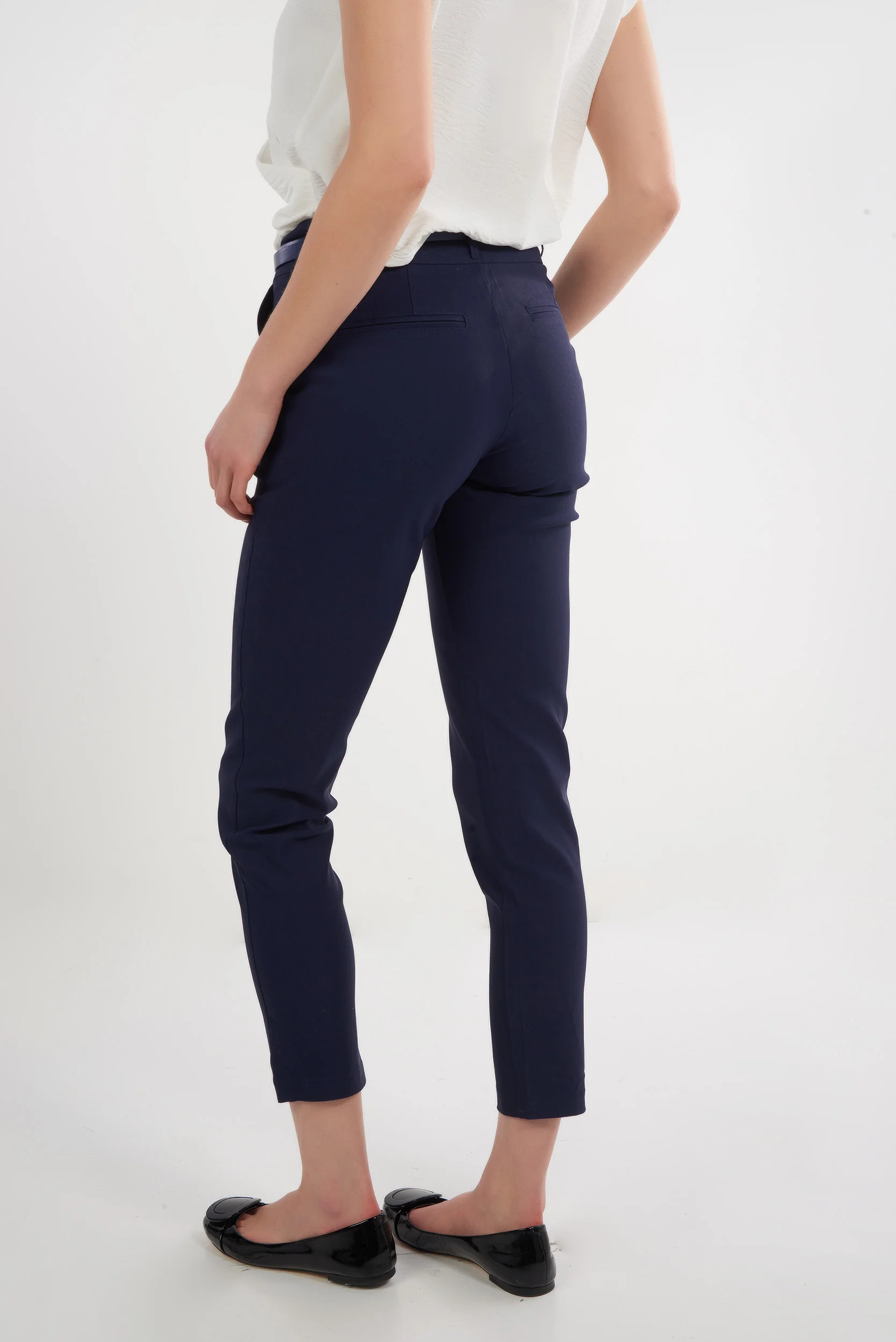 Pantalon à jambe étroite avec ceinture - HP9080-Y1 - (E-C1) - Image 19