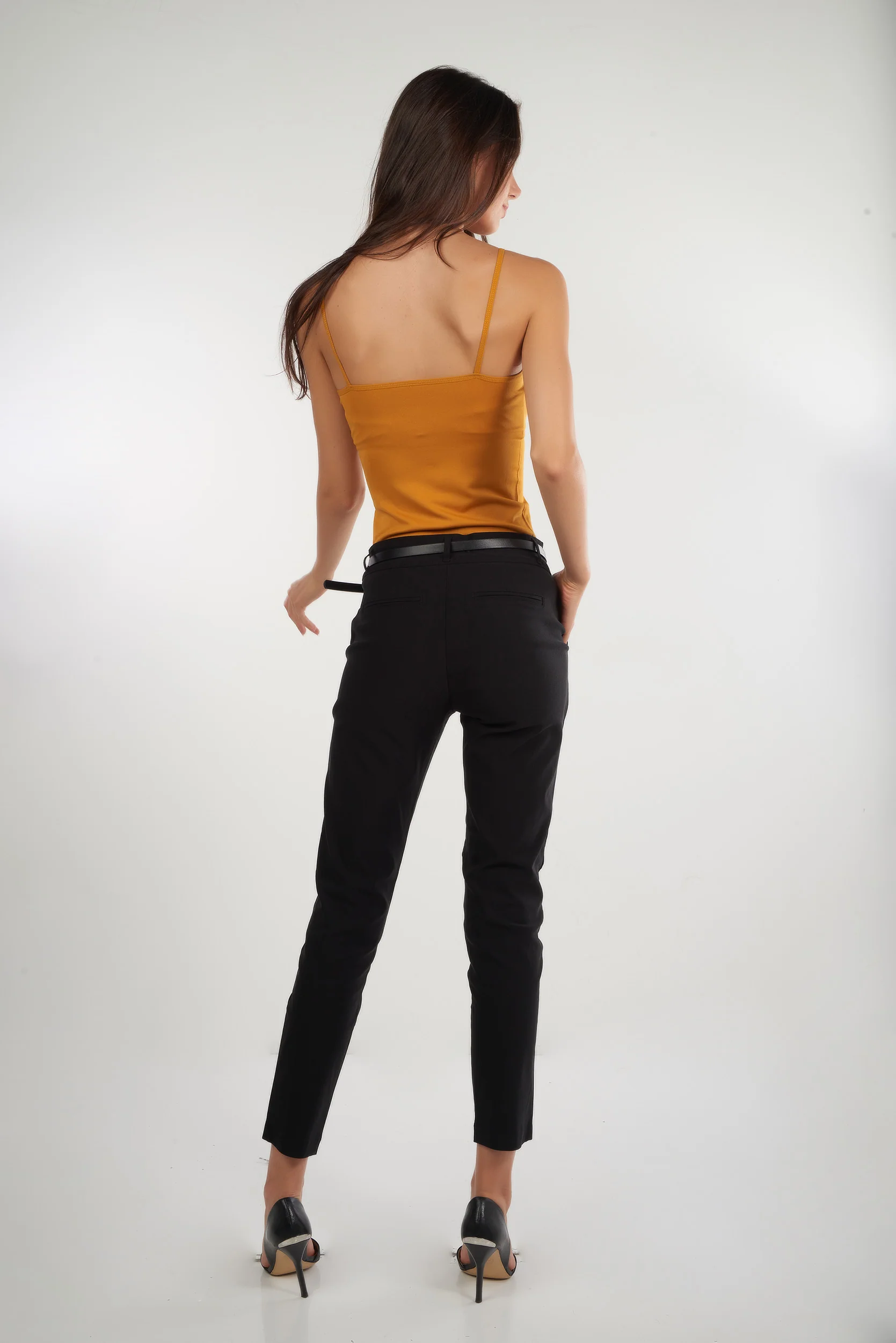 Pantalon étroit avec ceinture - HP9080-Y2 - (E-C2) - Image 11
