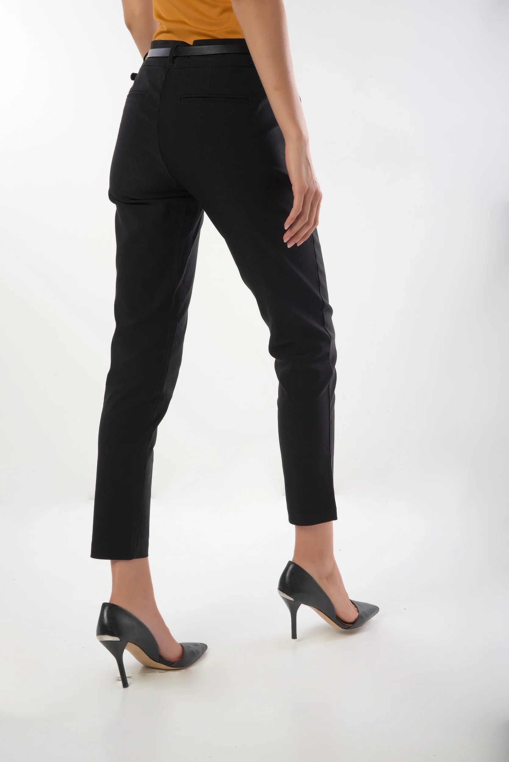 Pantalon étroit avec ceinture - HP9080-Y2 - (E-C2) - Image 8