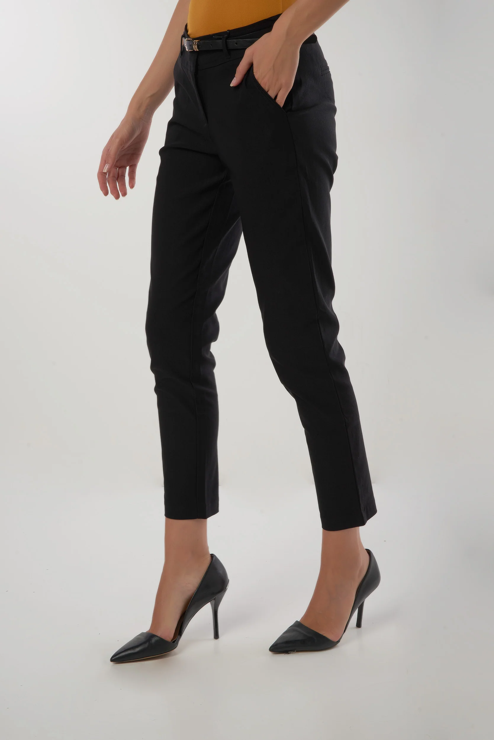 Pantalon étroit avec ceinture - HP9080-Y2 - (E-C2) - Image 9