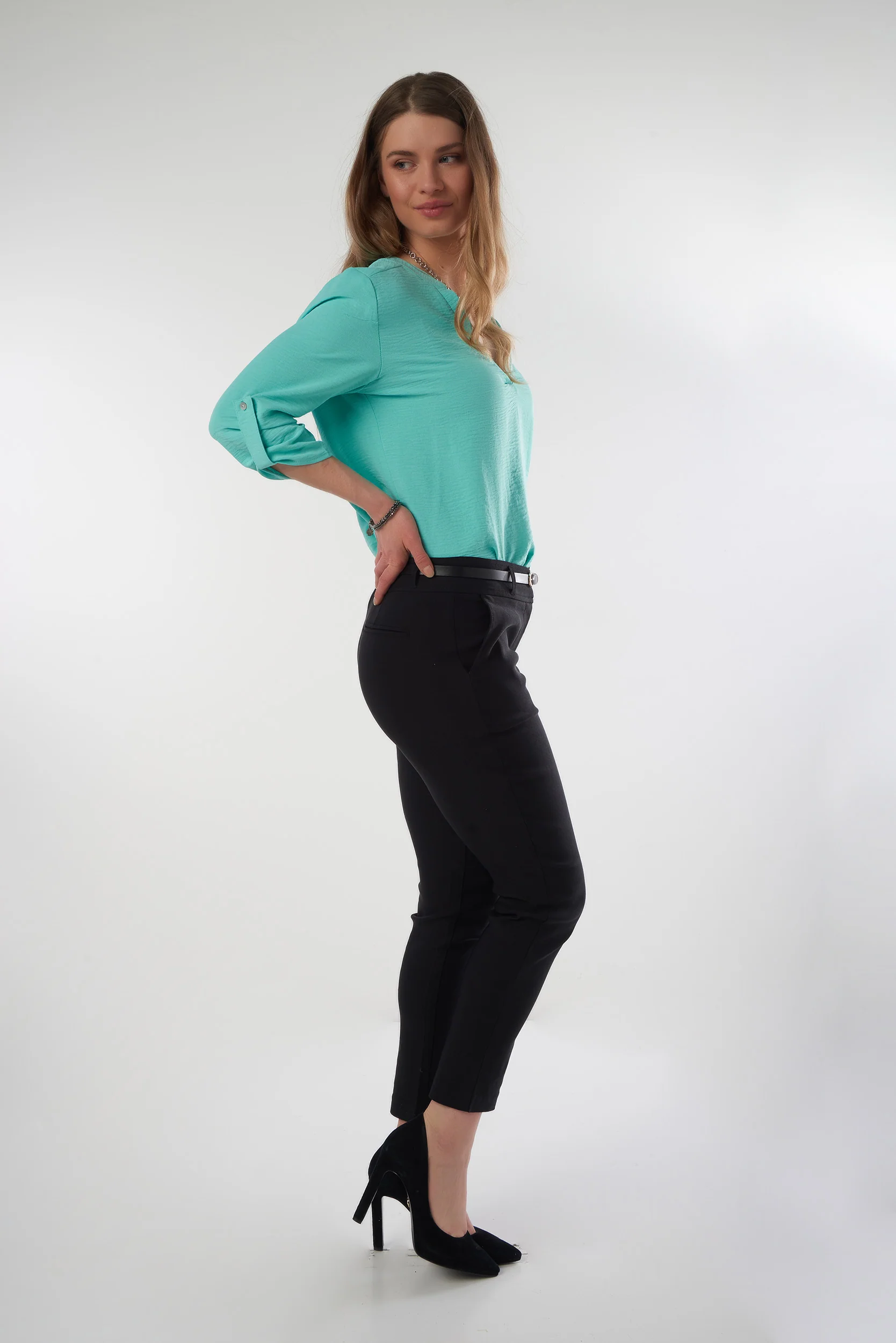 Pantalon étroit avec ceinture - HP9080-Z1 - (E-C1) - Image 19