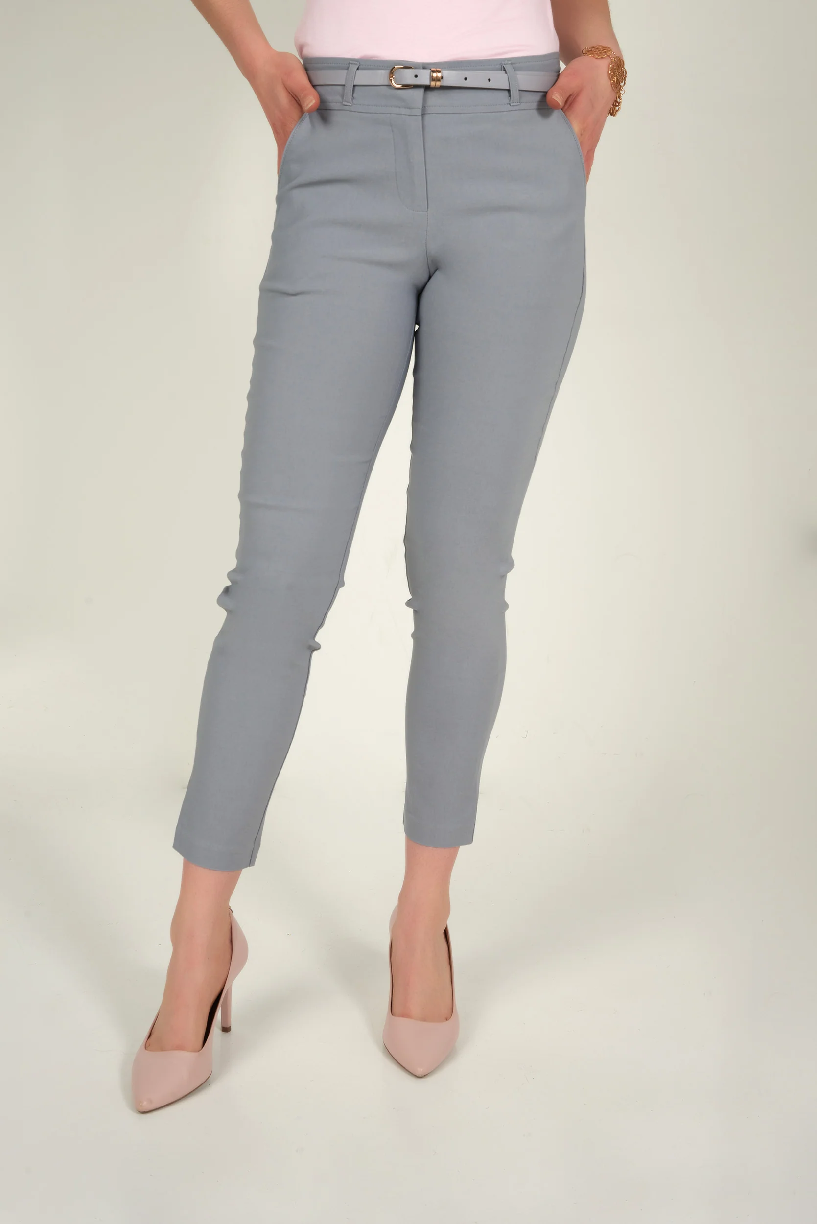 Pantalon étroit avec ceinture - HP9080-Z1 - (E-C1) - Image 8