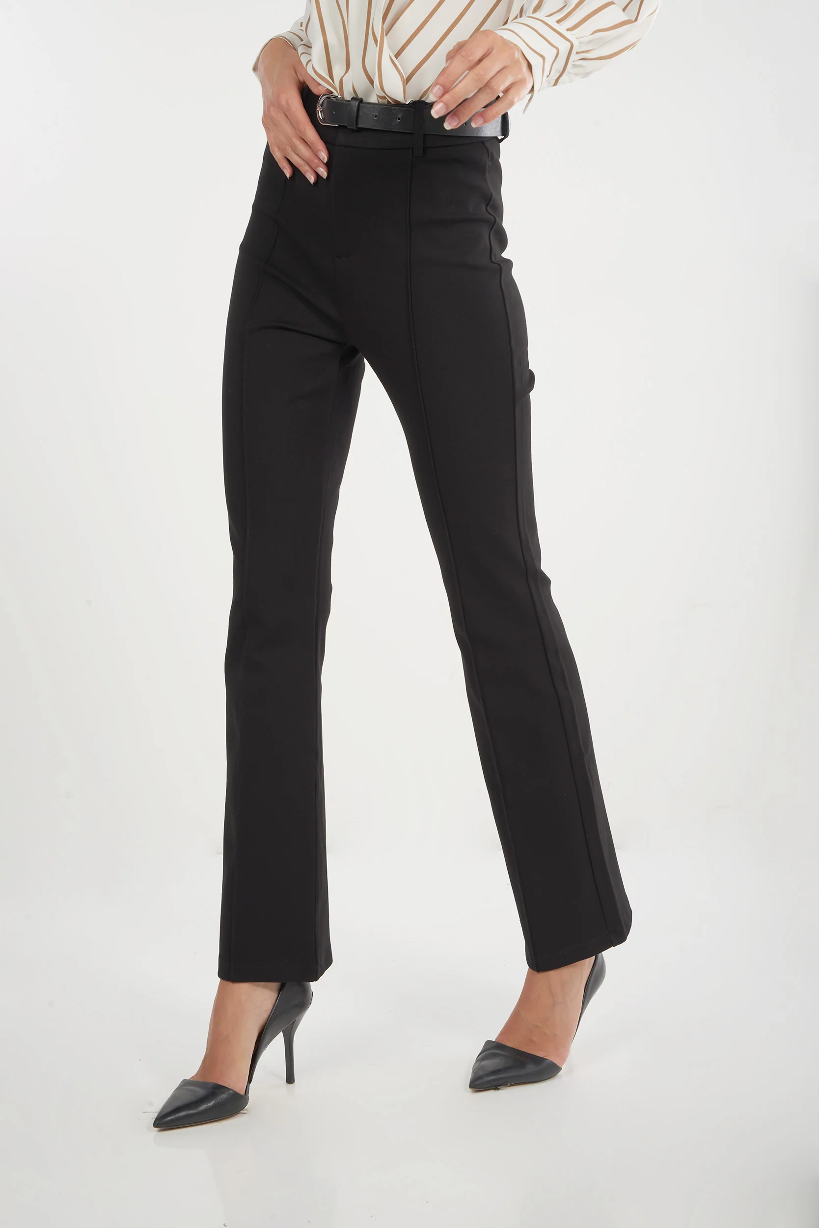 Pantalon large à nervure - 5A1901 - (E-C2) - Image 4
