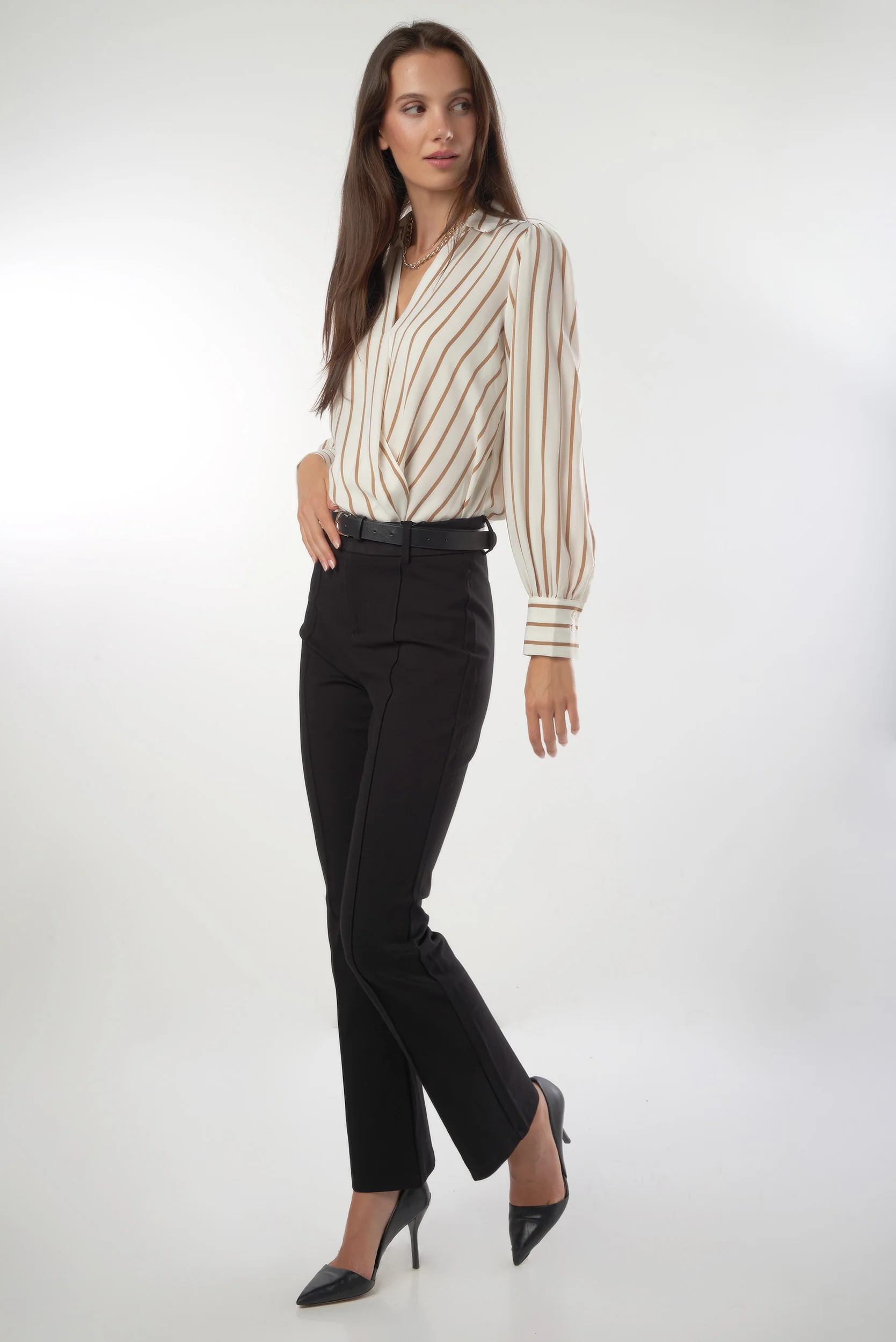 Pantalon large à nervure - 5A1901 - (E-C2) - Image 7