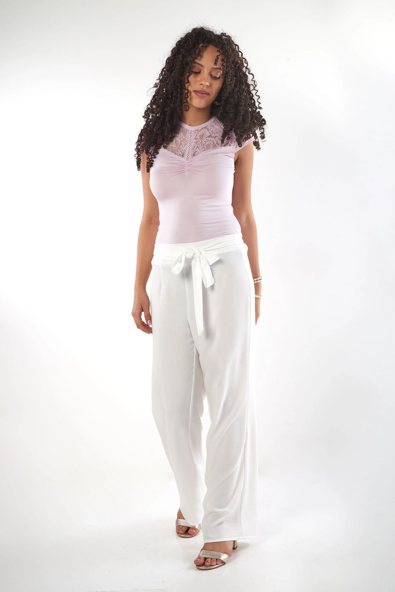 Pantalon à Ceinture Nouée - PONI2 - (R-B5) - Image 11
