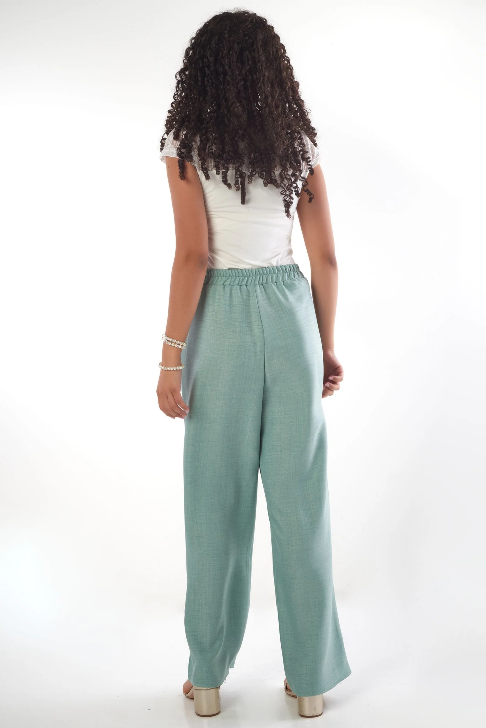 Pantalon à Ceinture Nouée - PONI2 - (R-B5) - Image 19