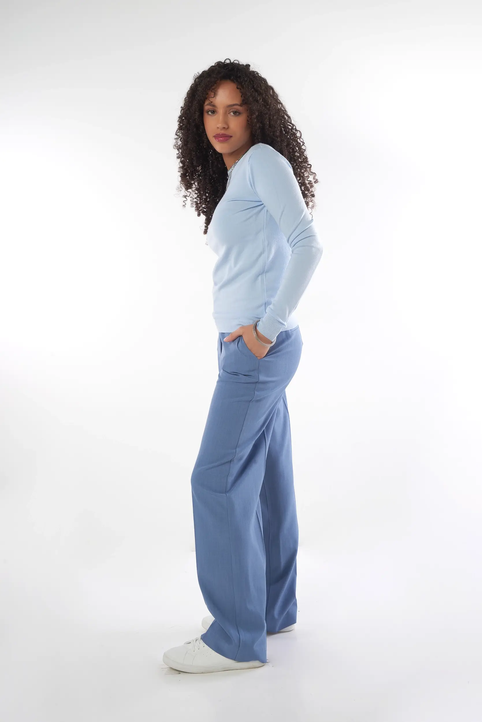 Pantalon propre à jambe large - SABOLA - (R-A15) - Image 7