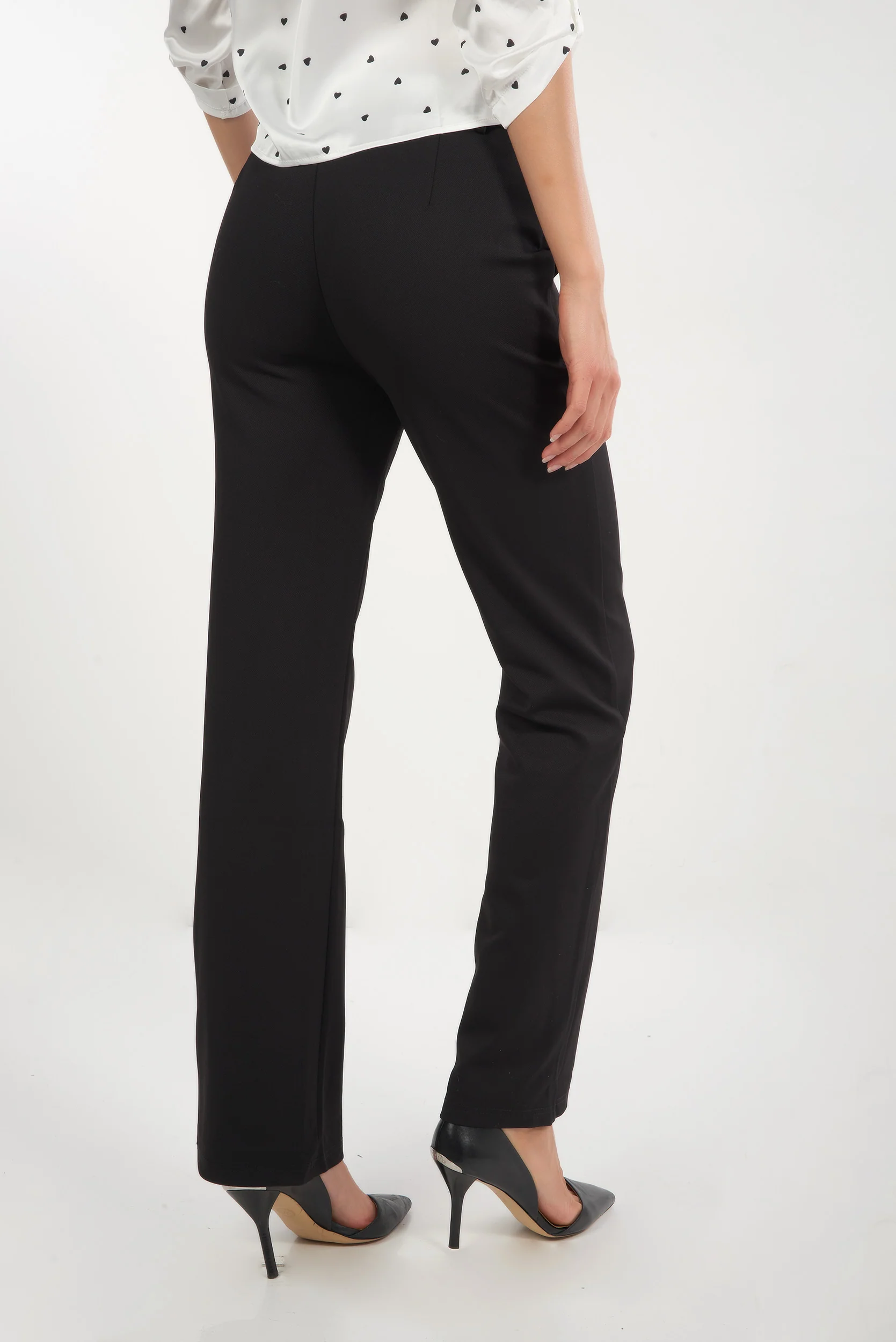 Pantalon jambe large avec ceinture - YP5078 - (E-C2) - Image 9
