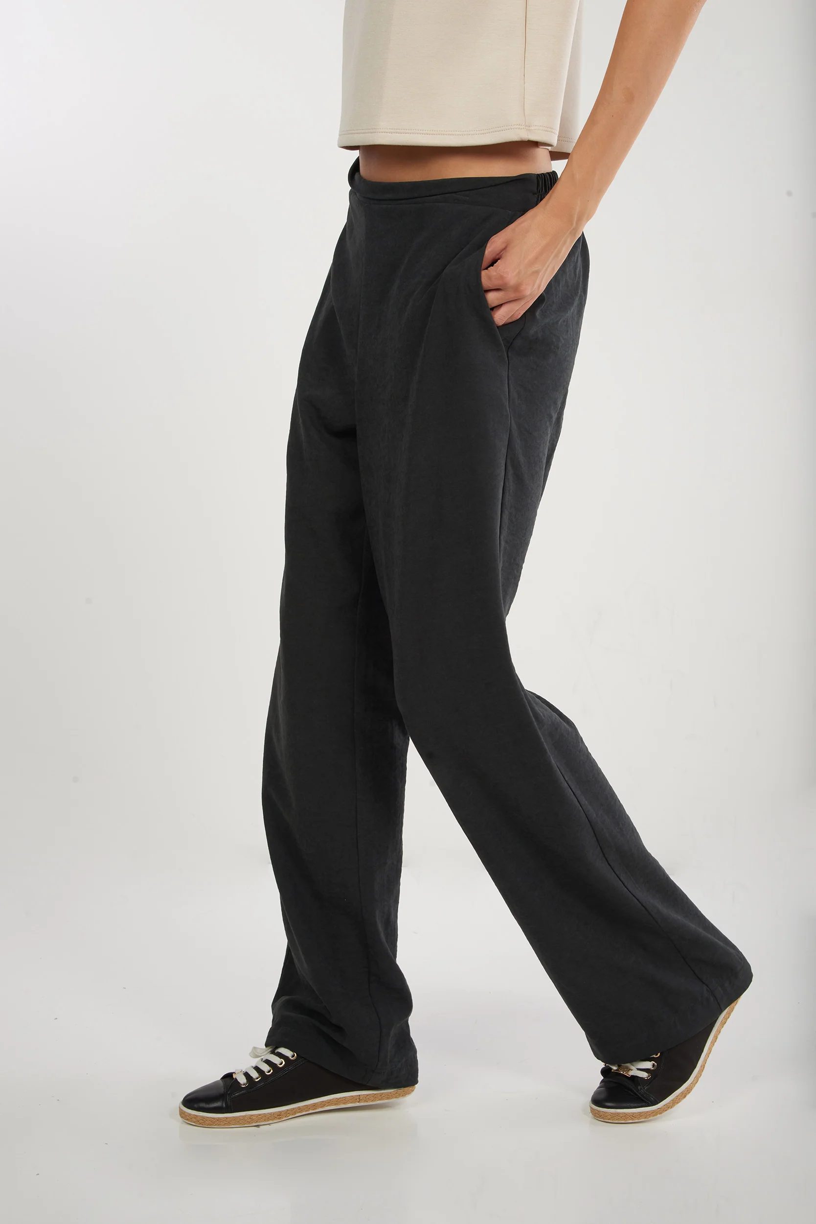 Pantalon propre avec taille élastique - DIELLA - (R-A14) - Image 14