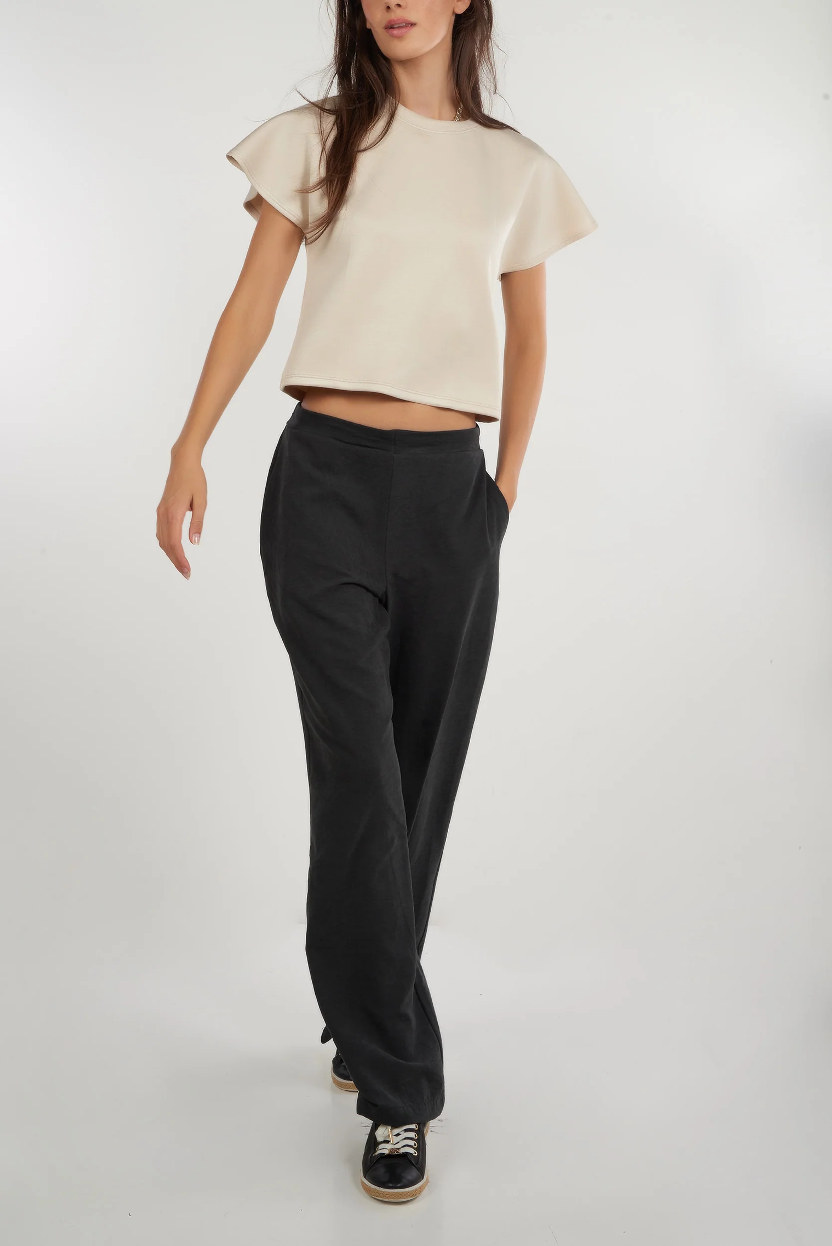 Pantalon propre avec taille élastique - DIELLA - (R-A14) - Image 16