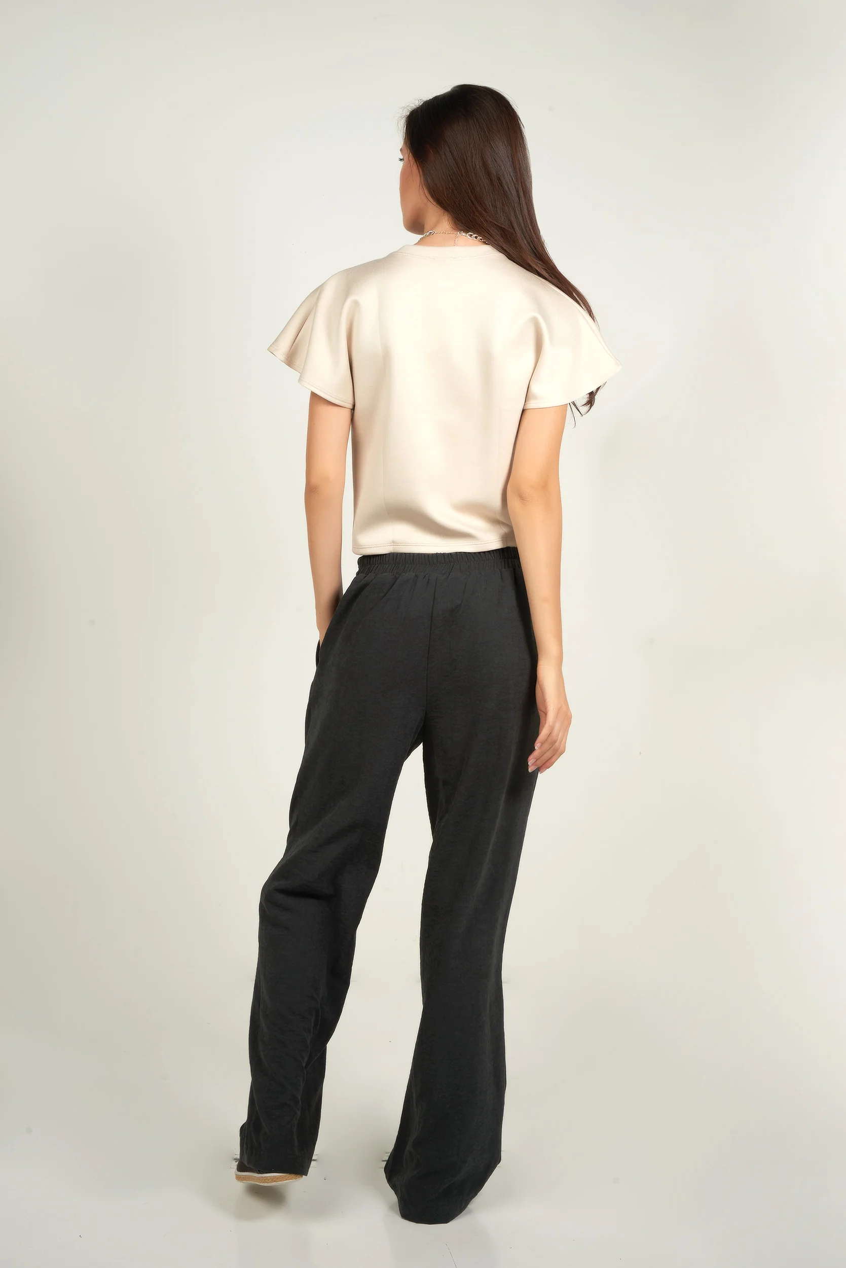 Pantalon propre avec taille élastique - DIELLA - (R-A14) - Image 17
