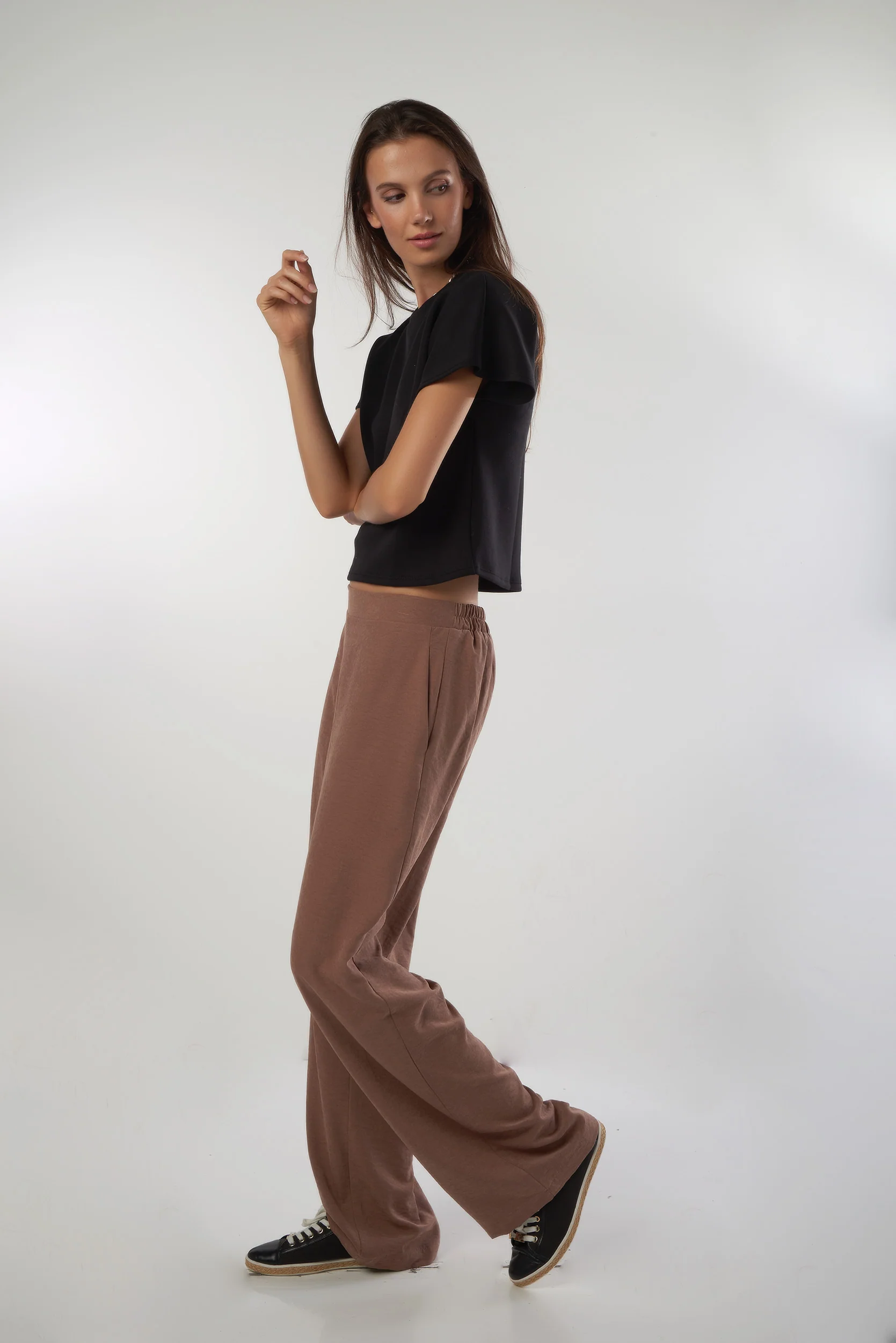 Pantalon propre avec taille élastique - DIELLA - (R-A14) - Image 6
