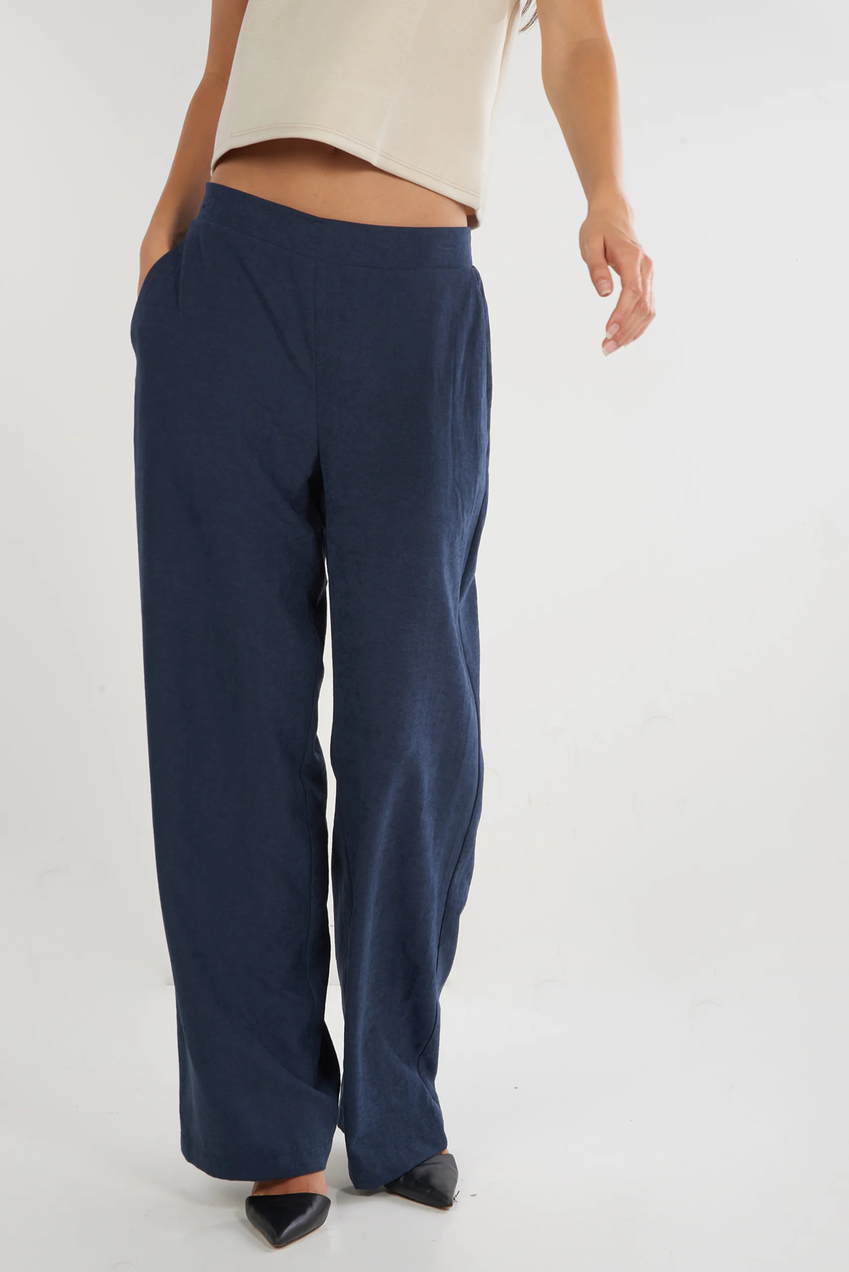 Pantalon propre avec taille élastique - DIELLA - (R-A14) - Image 7