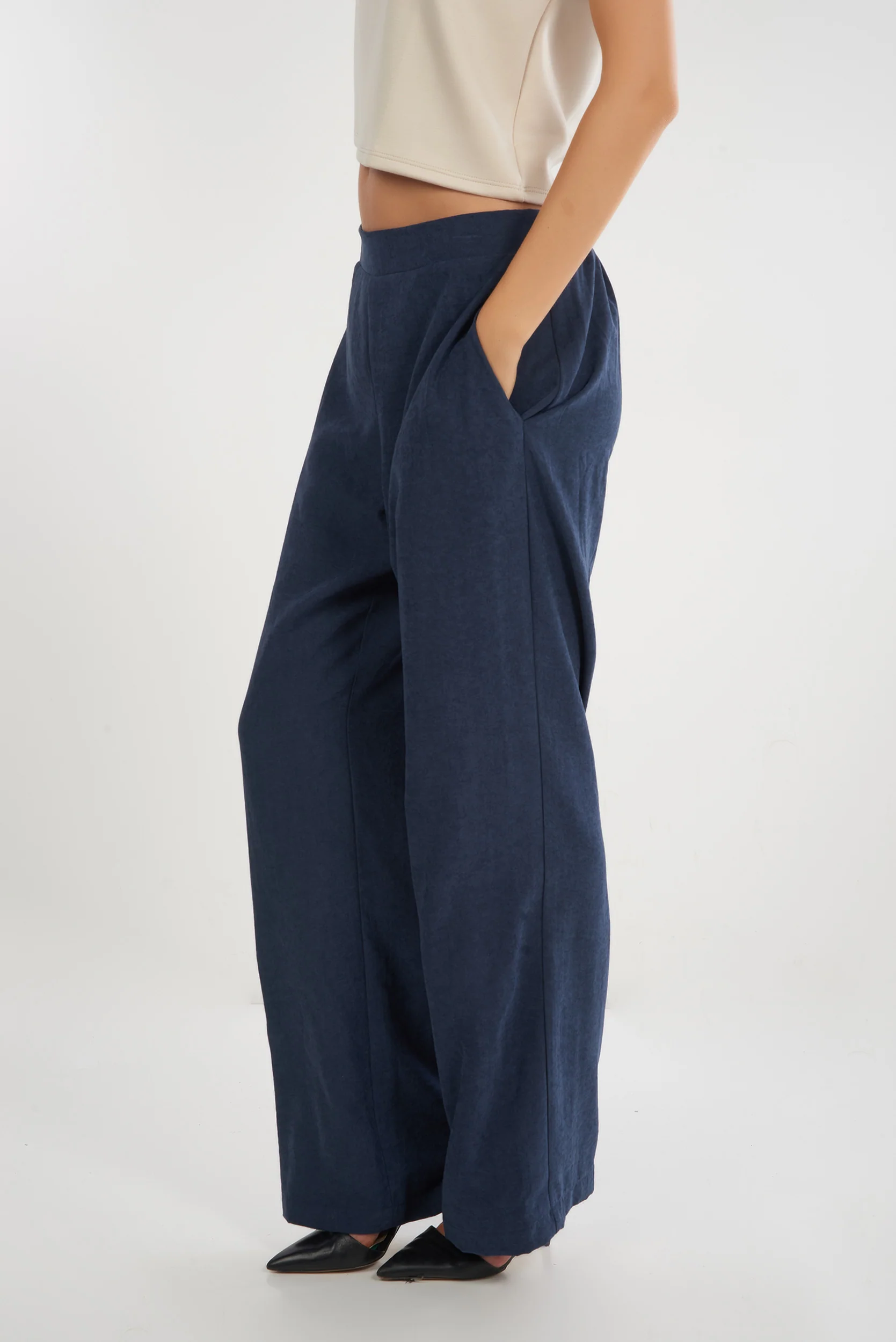 Pantalon propre avec taille élastique - DIELLA - (R-A14) - Image 9