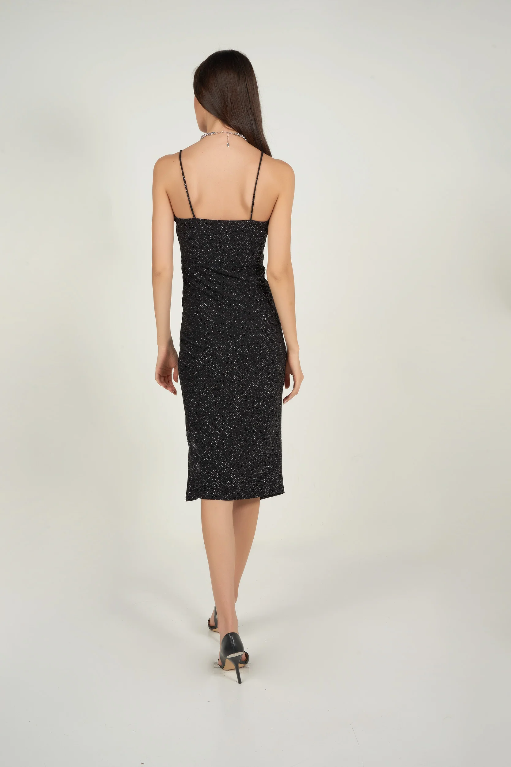 Robe brillante froncée - FLORE-H - (R-C3) - Image 3