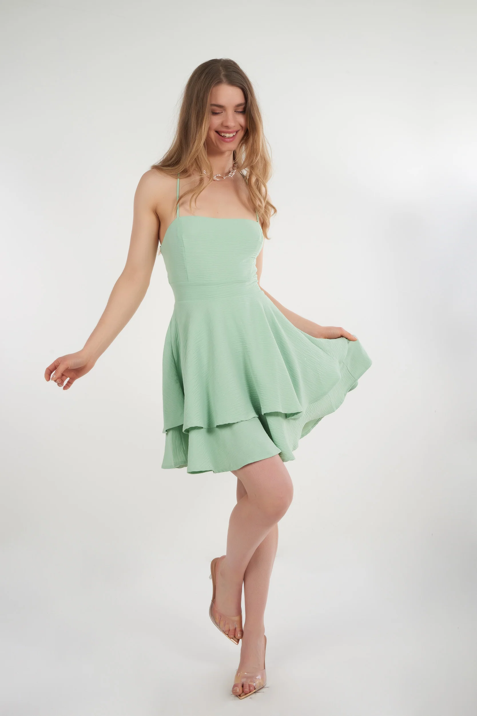 Robe à dos ouvert - AD1061Z1 - (E-B17) - Image 12