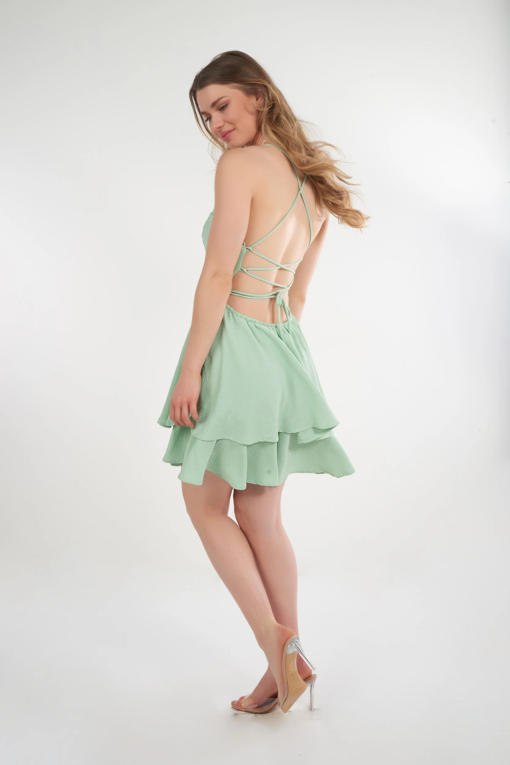 Robe à dos ouvert - AD1061Z1 - (E-B17) - Image 14