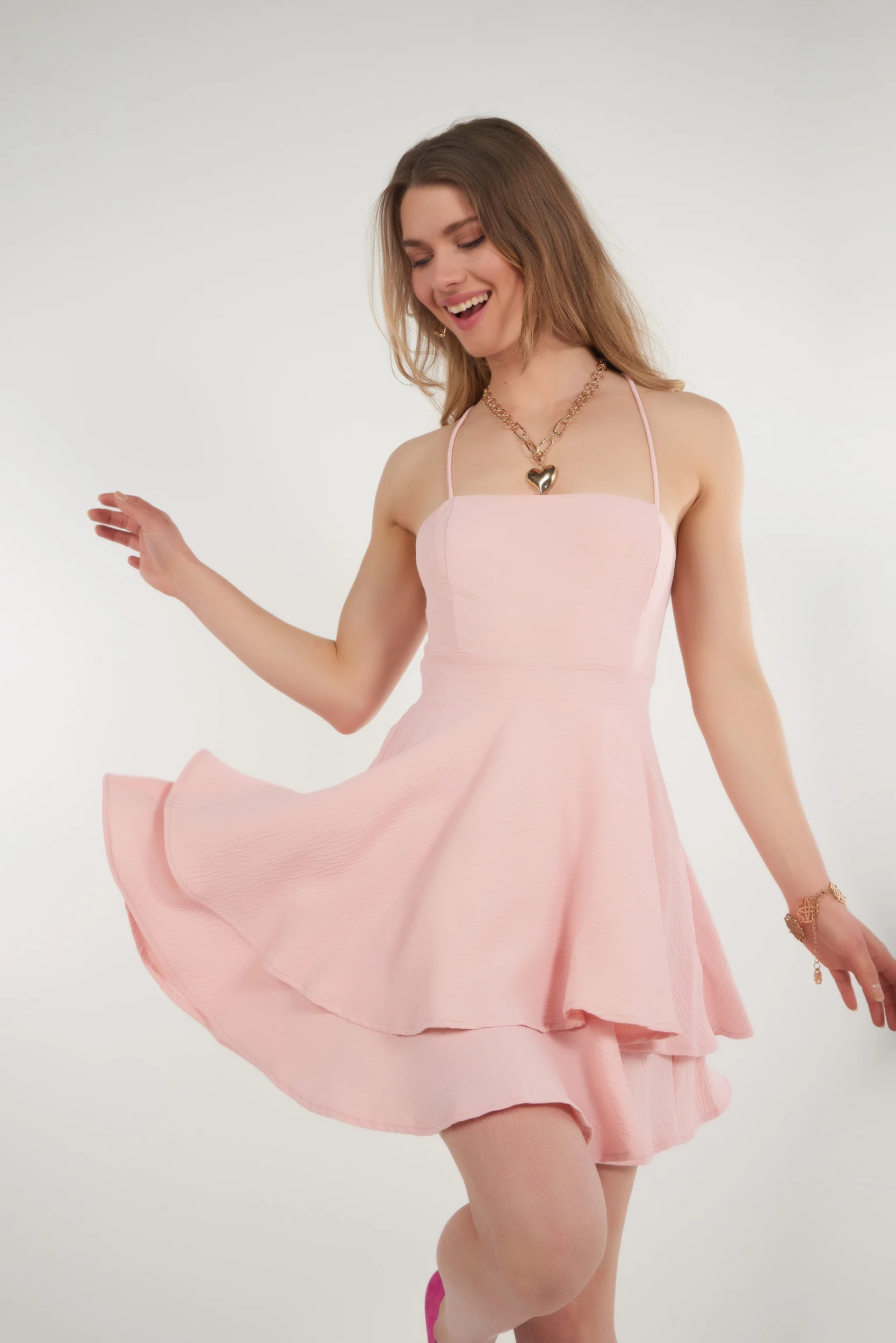 Robe à dos ouvert - AD1061Z1 - (E-B17) - Image 5