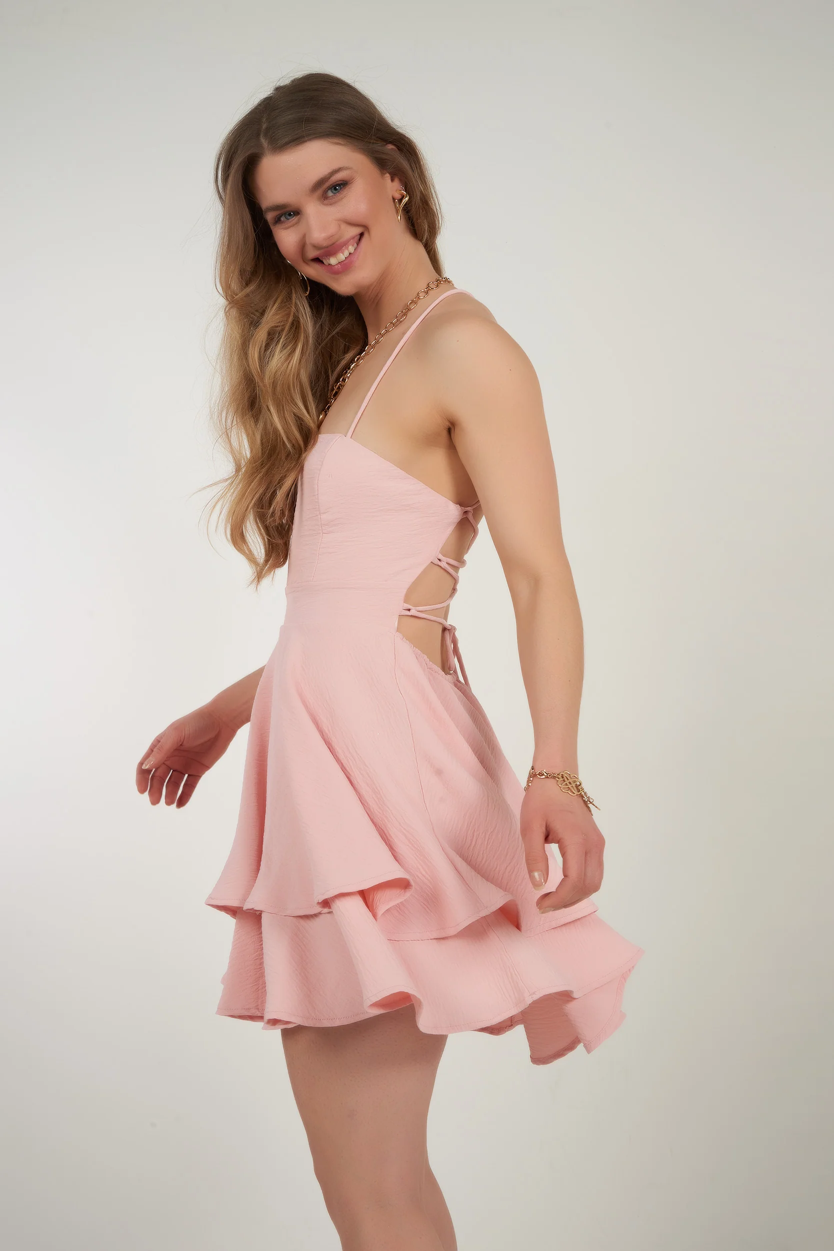 Robe à dos ouvert - AD1061Z1 - (E-B17) - Image 9
