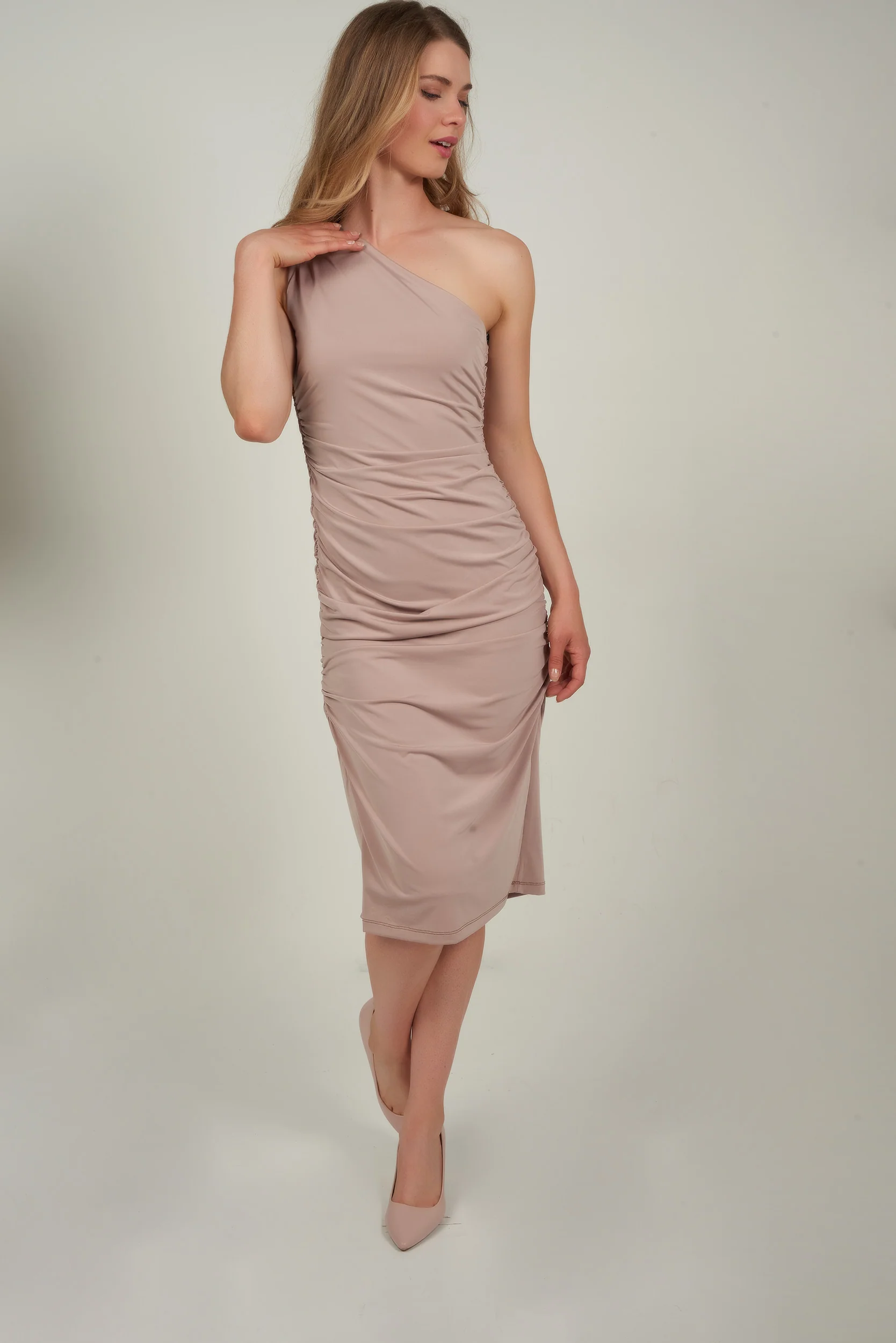 Robe à une épaule - MORINA - (R-C1) - Image 11