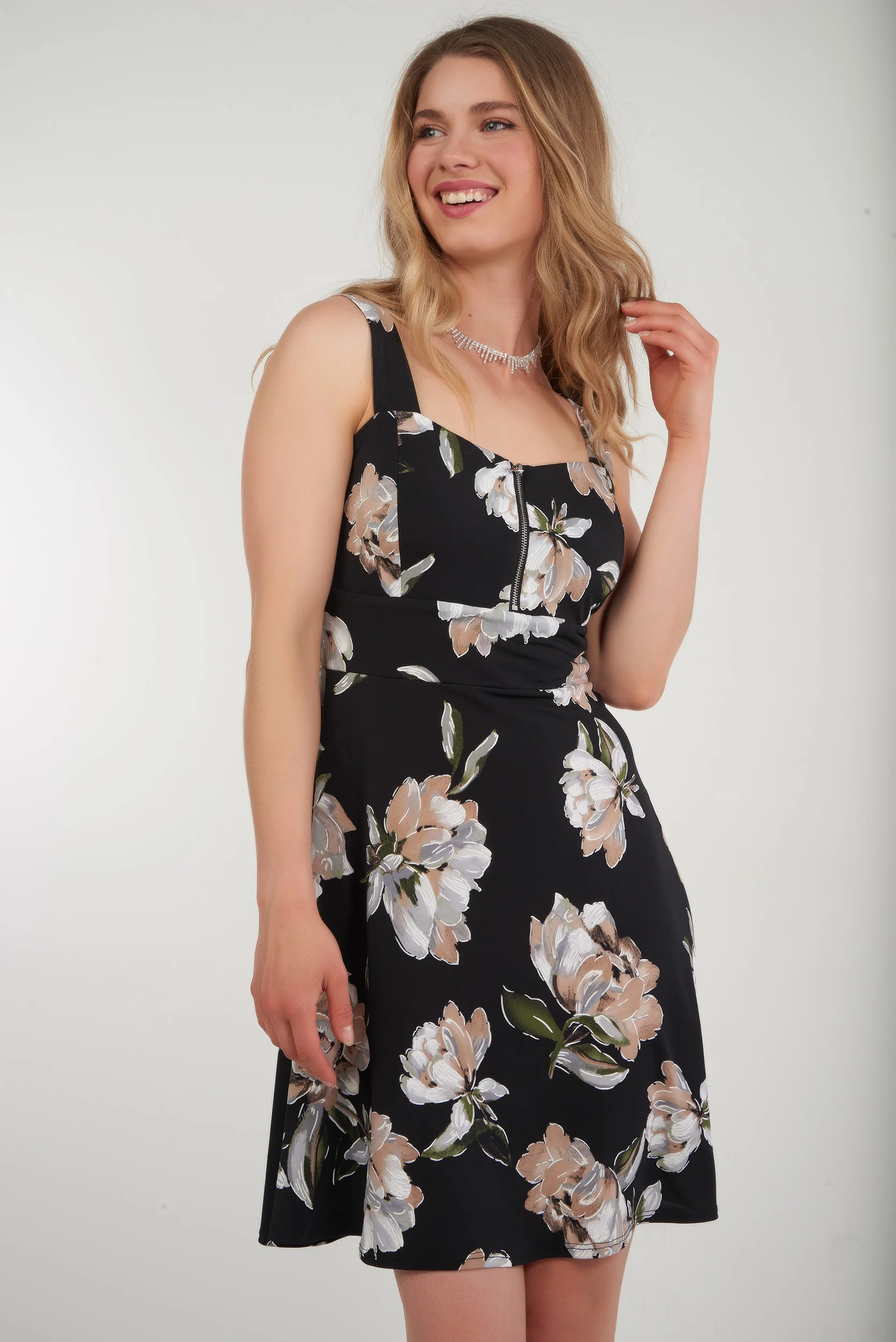Robe imprimée avec fermeture éclair - PRIMA301Y2 - (R-C4) - Image 10