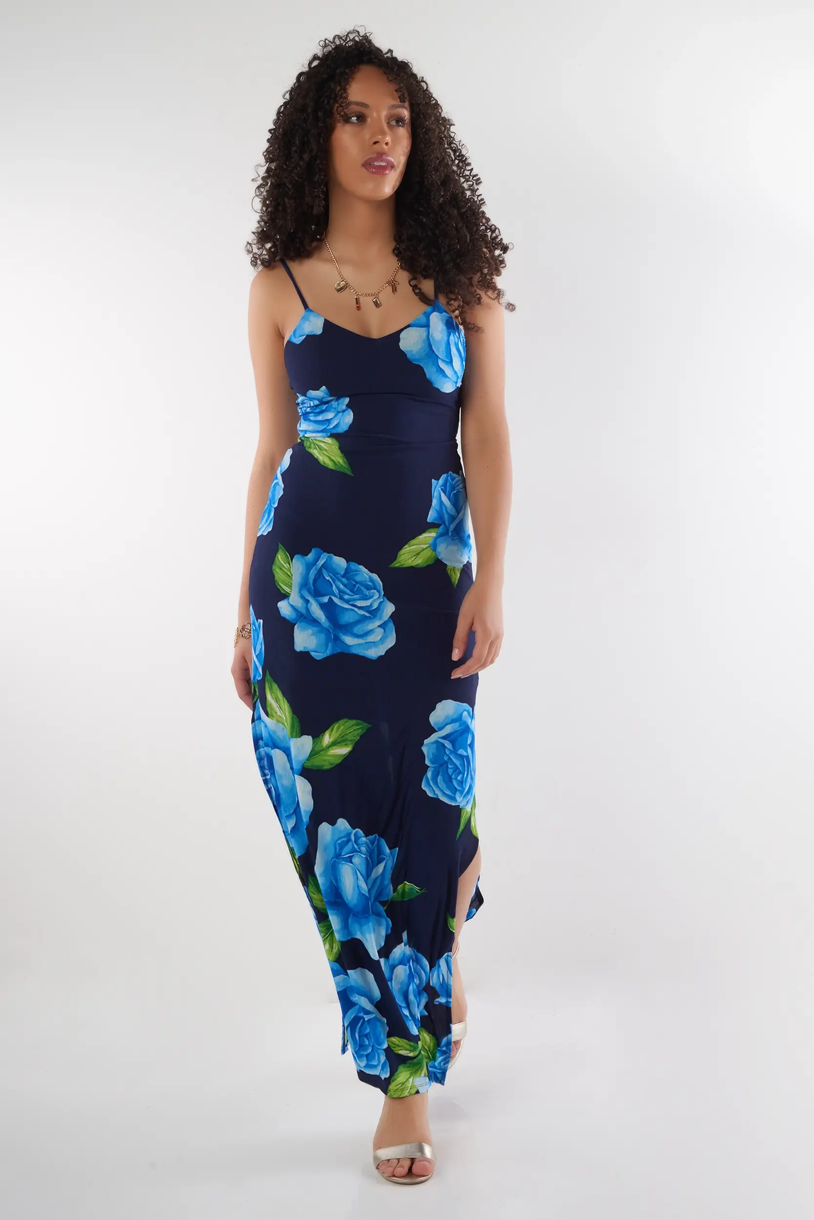 Robe Longue Fleurie - IDC660 - (E-A14) - Image 7