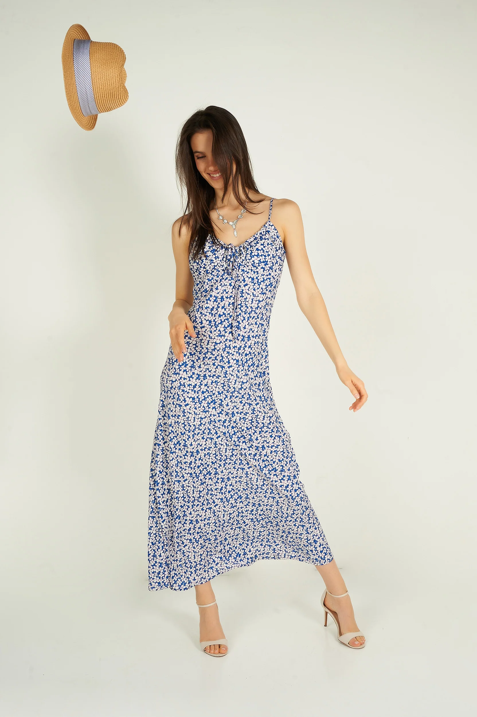 Robe maxi fleurie - SHIZU - (R-C14) - Image 8