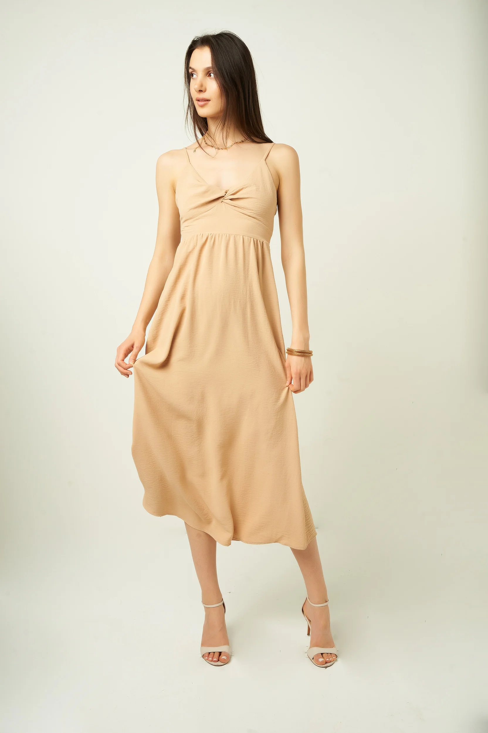 Robe midi à dos ouvert - D6A4400 - (E-A15) - Image 4