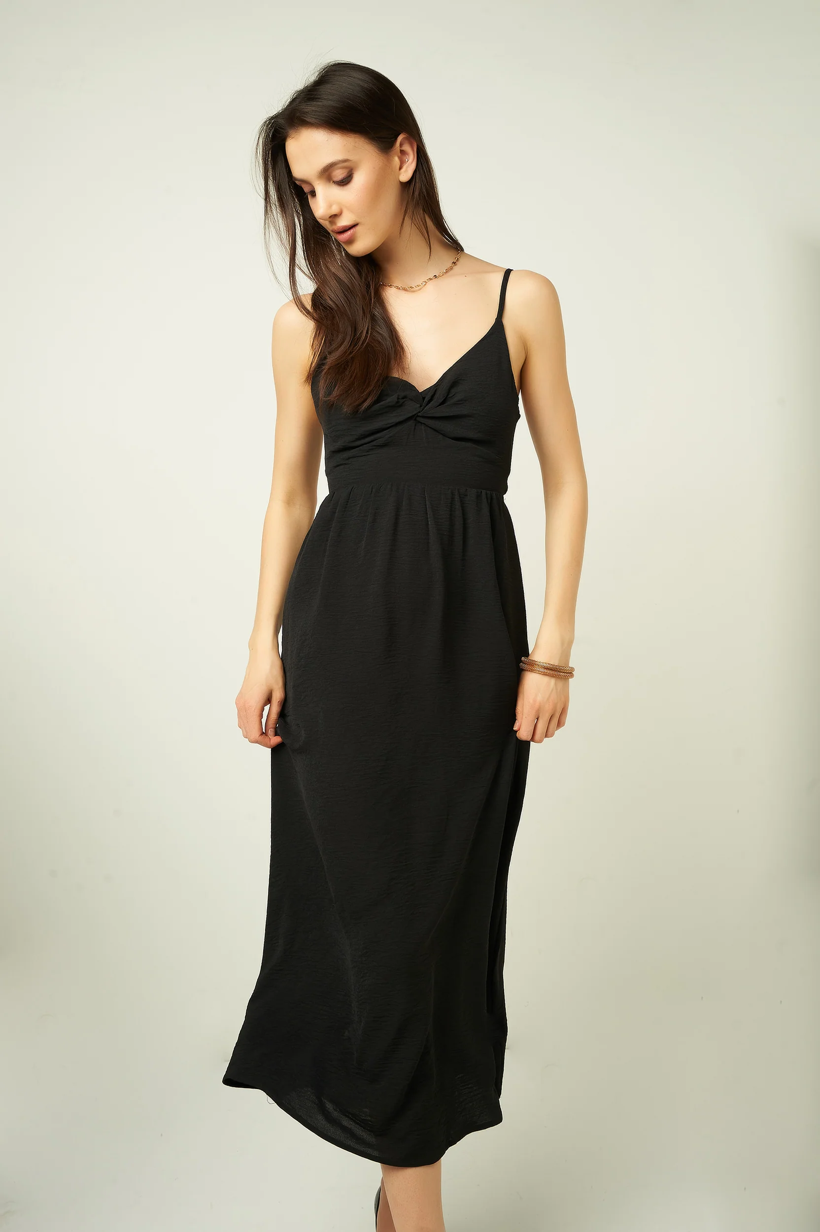 Robe midi à dos ouvert - D6A4400 - (E-A15) - Image 6