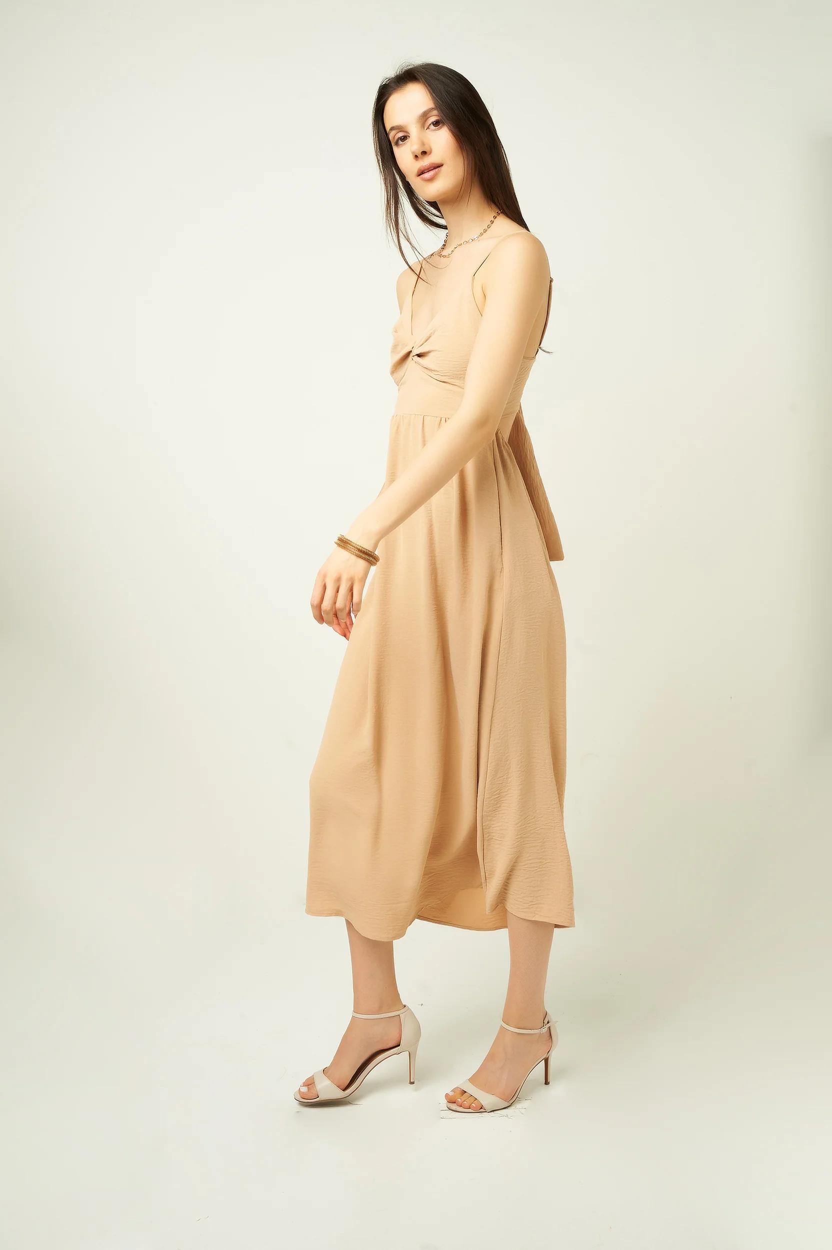 Robe midi à dos ouvert - D6A4400 - (E-A15) - Image 7