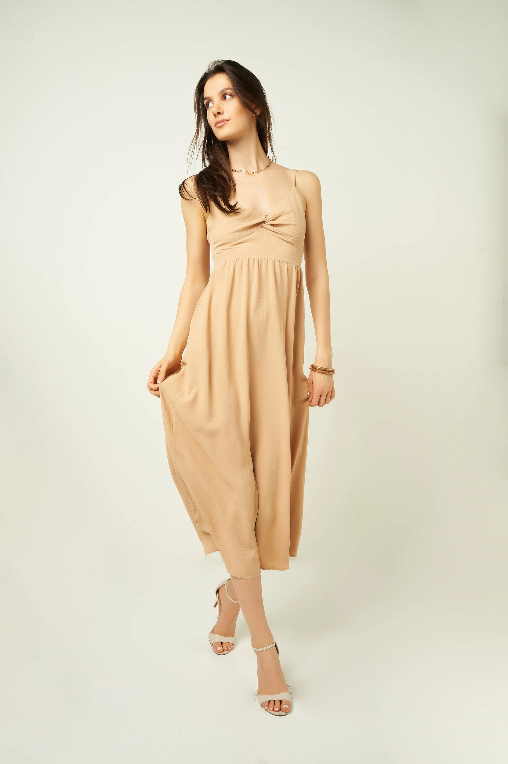 Robe midi à dos ouvert - D6A4400 - (E-A15) - Image 9