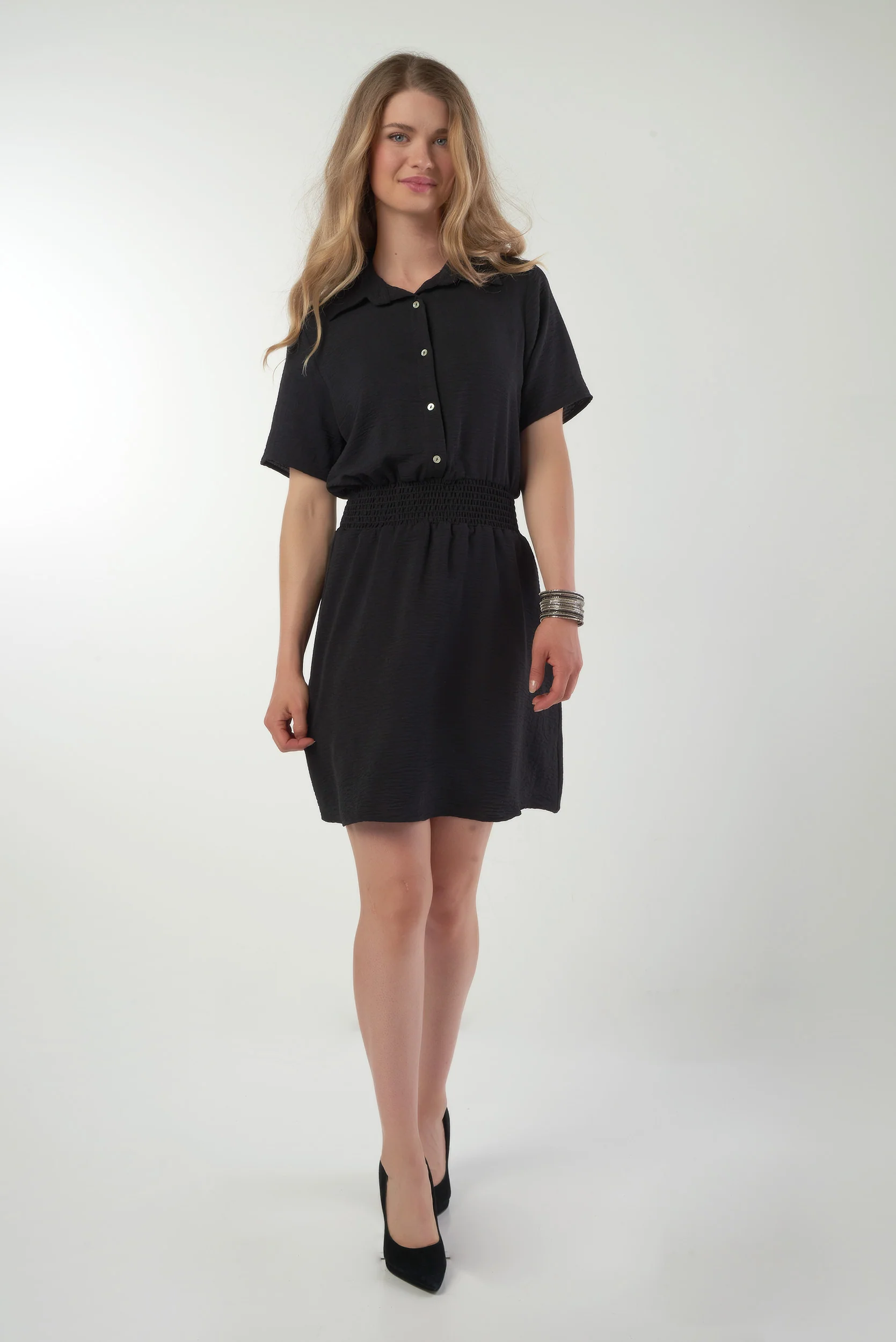 Robe avec boutons - CEECEE - (R-B1) - Image 5