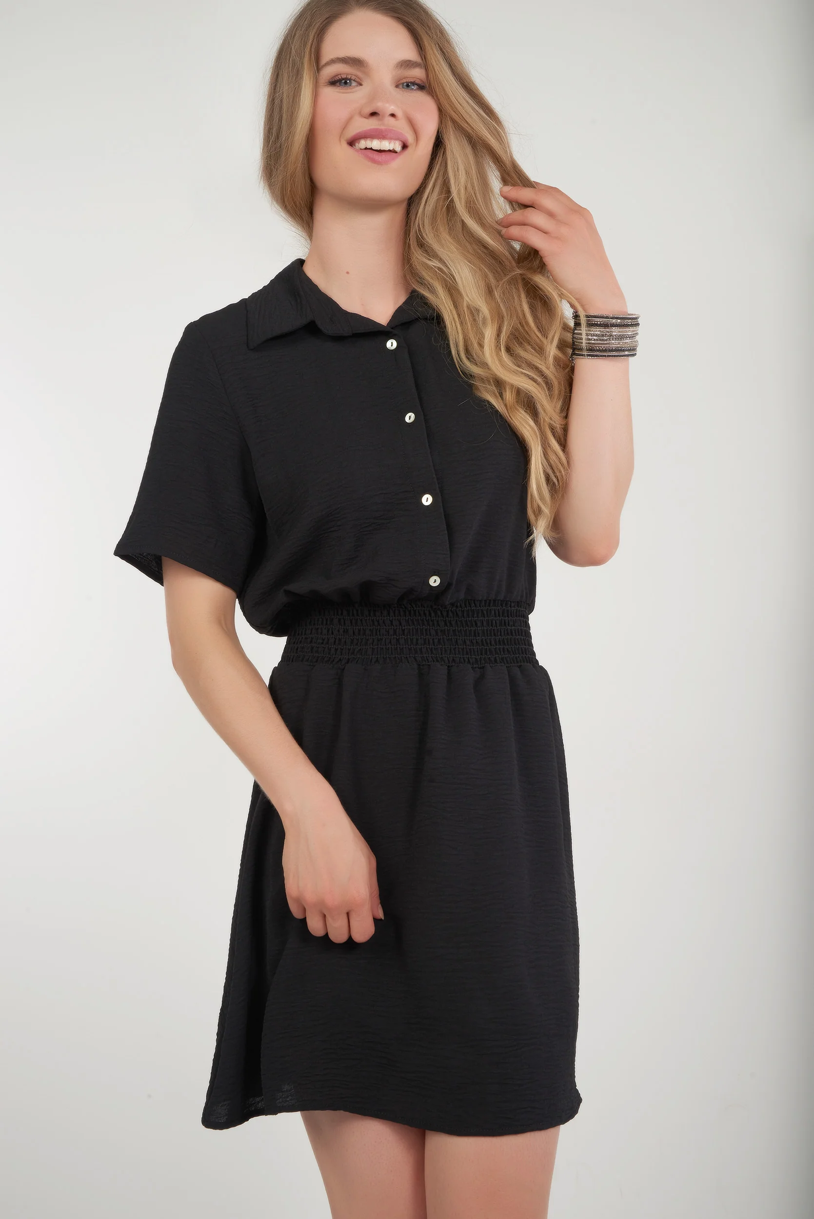 Robe avec boutons - CEECEE - (R-B1) - Image 9