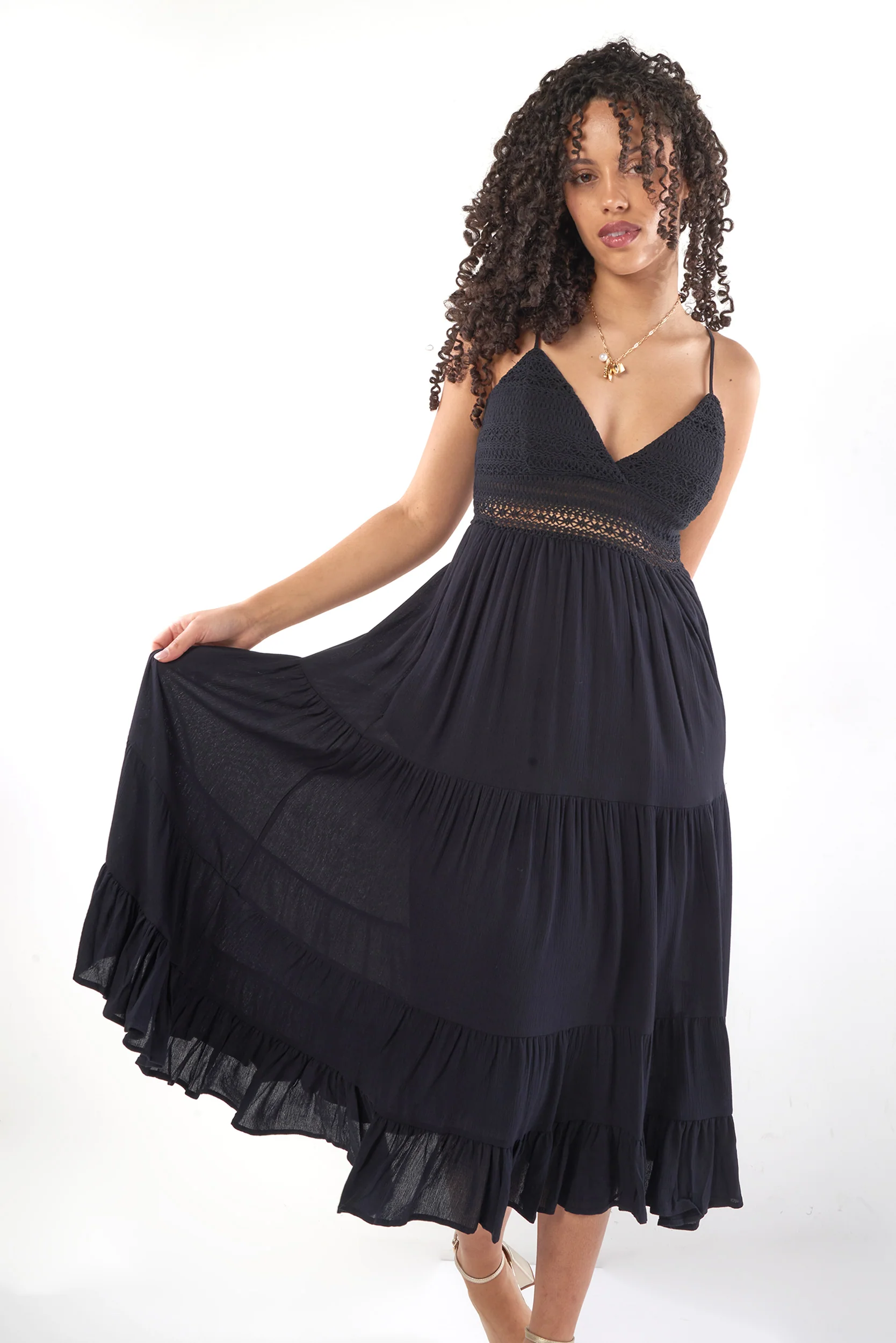 Robe Élégante en Crochet - ID6261 - (E-A8) - Image 7