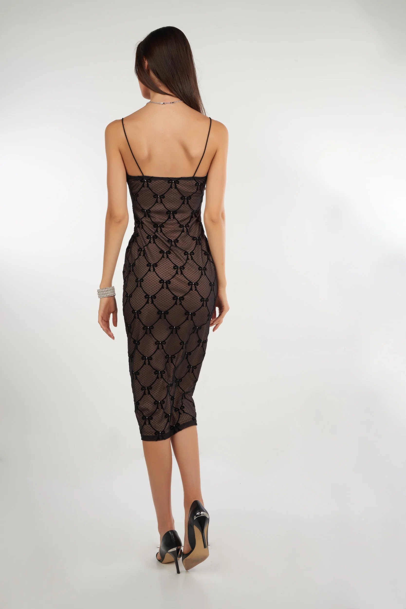 Robe en mesh brodée - BD2428C - (E-A16) - Image 3