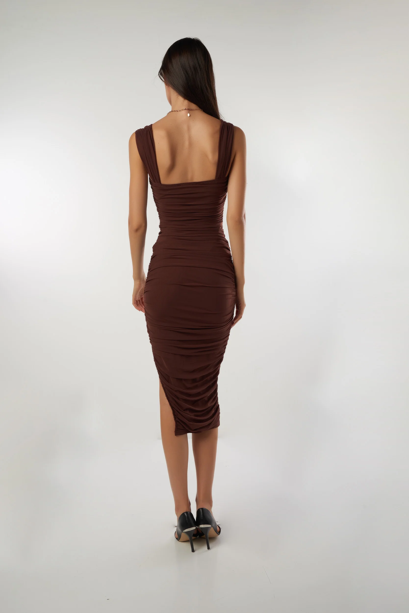 Robe en mesh avec fronces - BD2538A - (E-A14) - Image 3