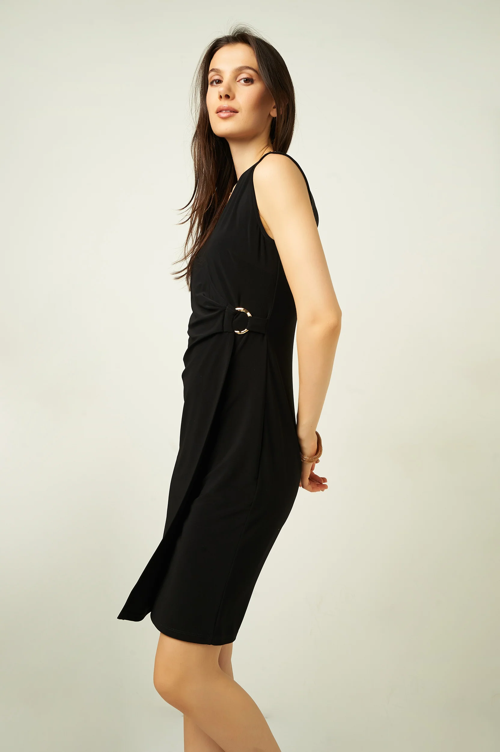 Robe portefeuille sans manches - CONSUELO - (R-B3) - Image 5