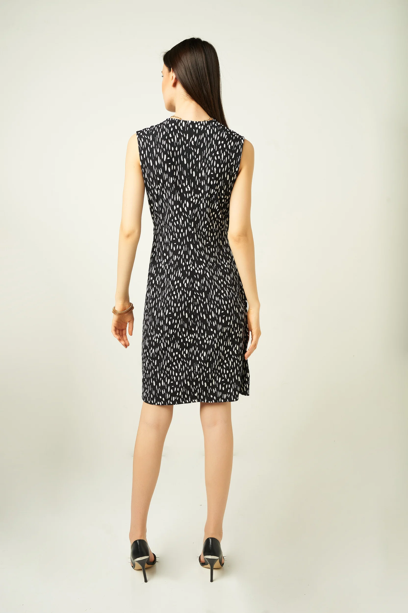 Robe portefeuille sans manches - CONSUELO - (R-B3) - Image 7