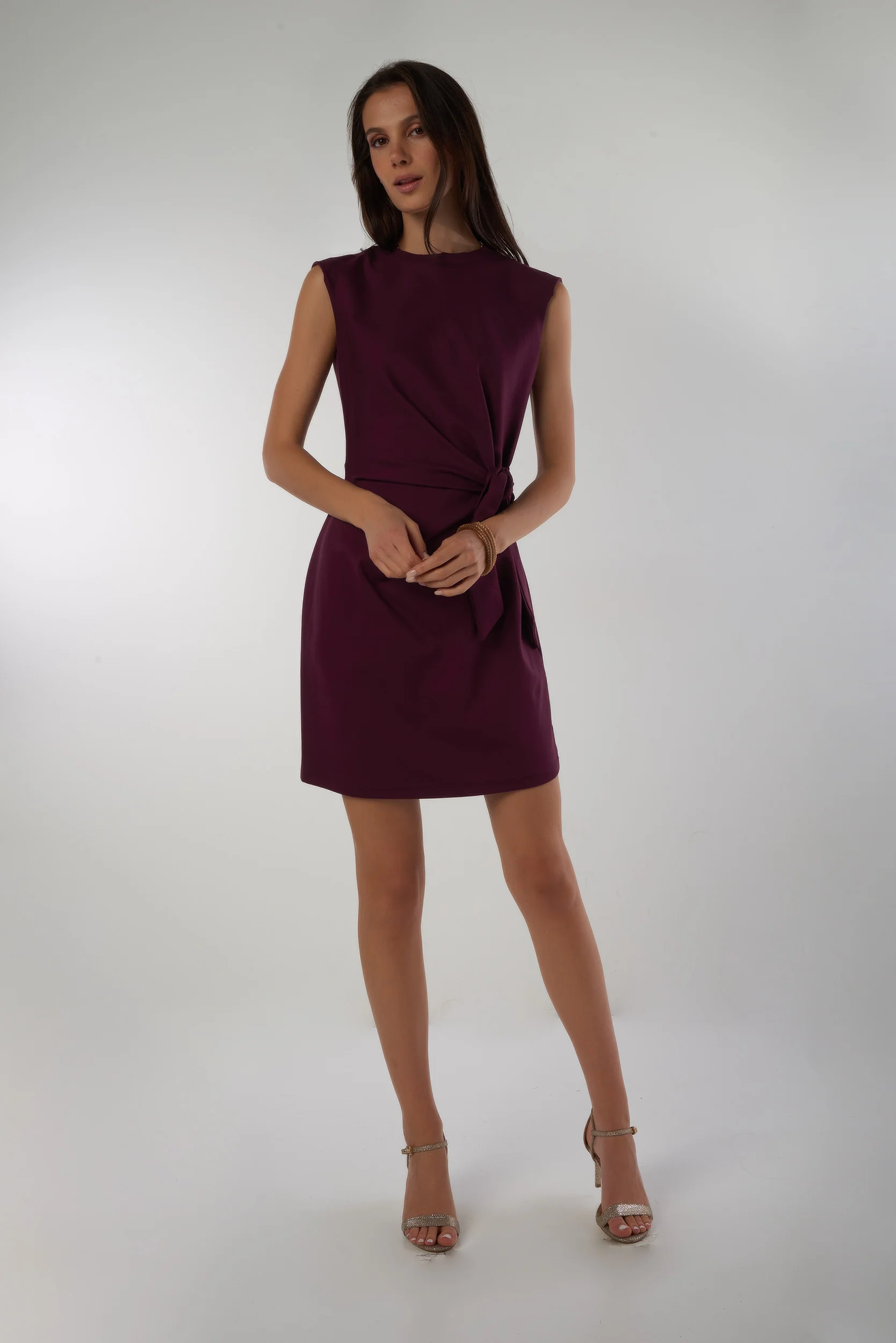 Robe mini avec noeud - EDLYN - (R-B13) - Image 2