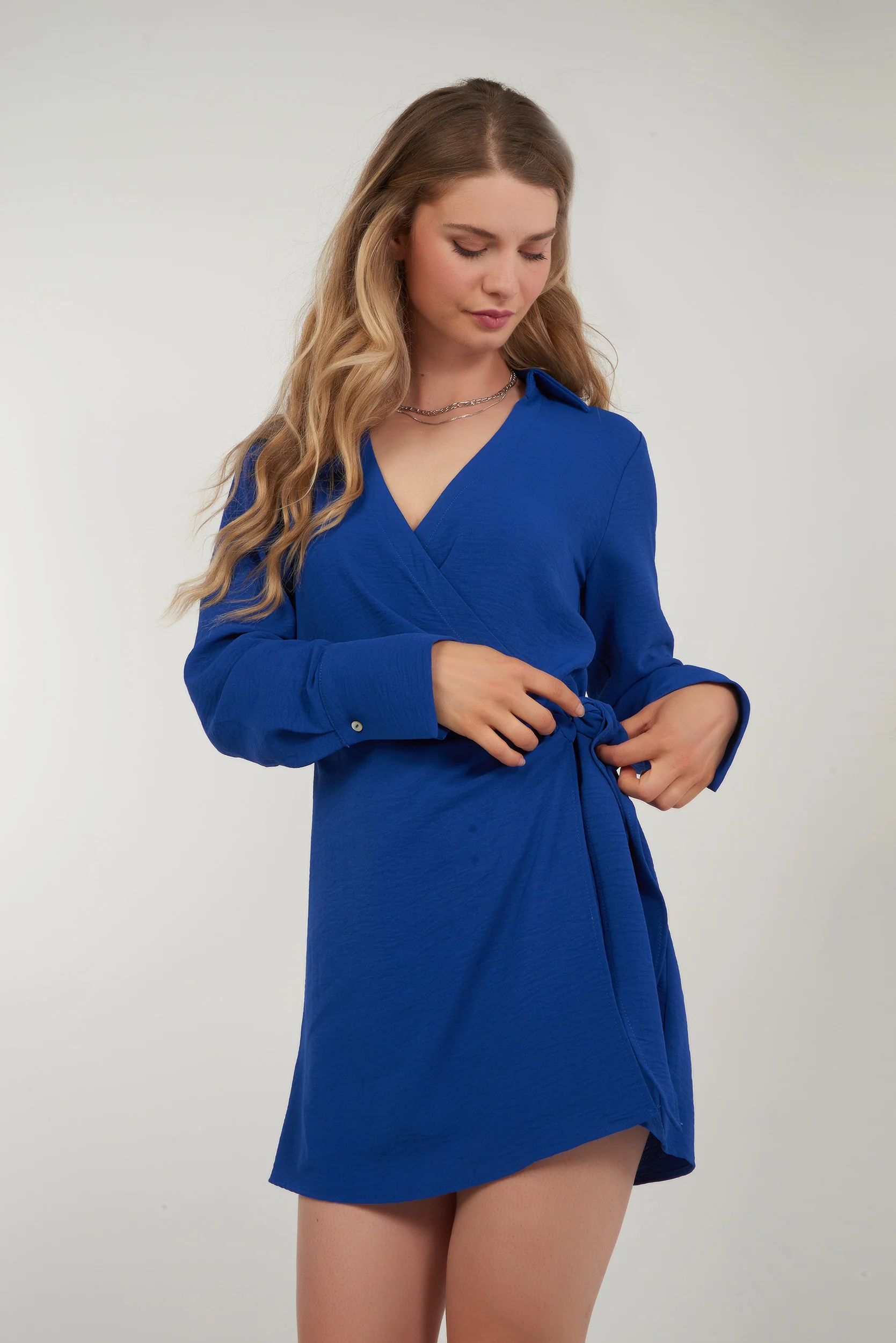 Robe short avec manches longues - GLADIS - (R-B1) - Image 5