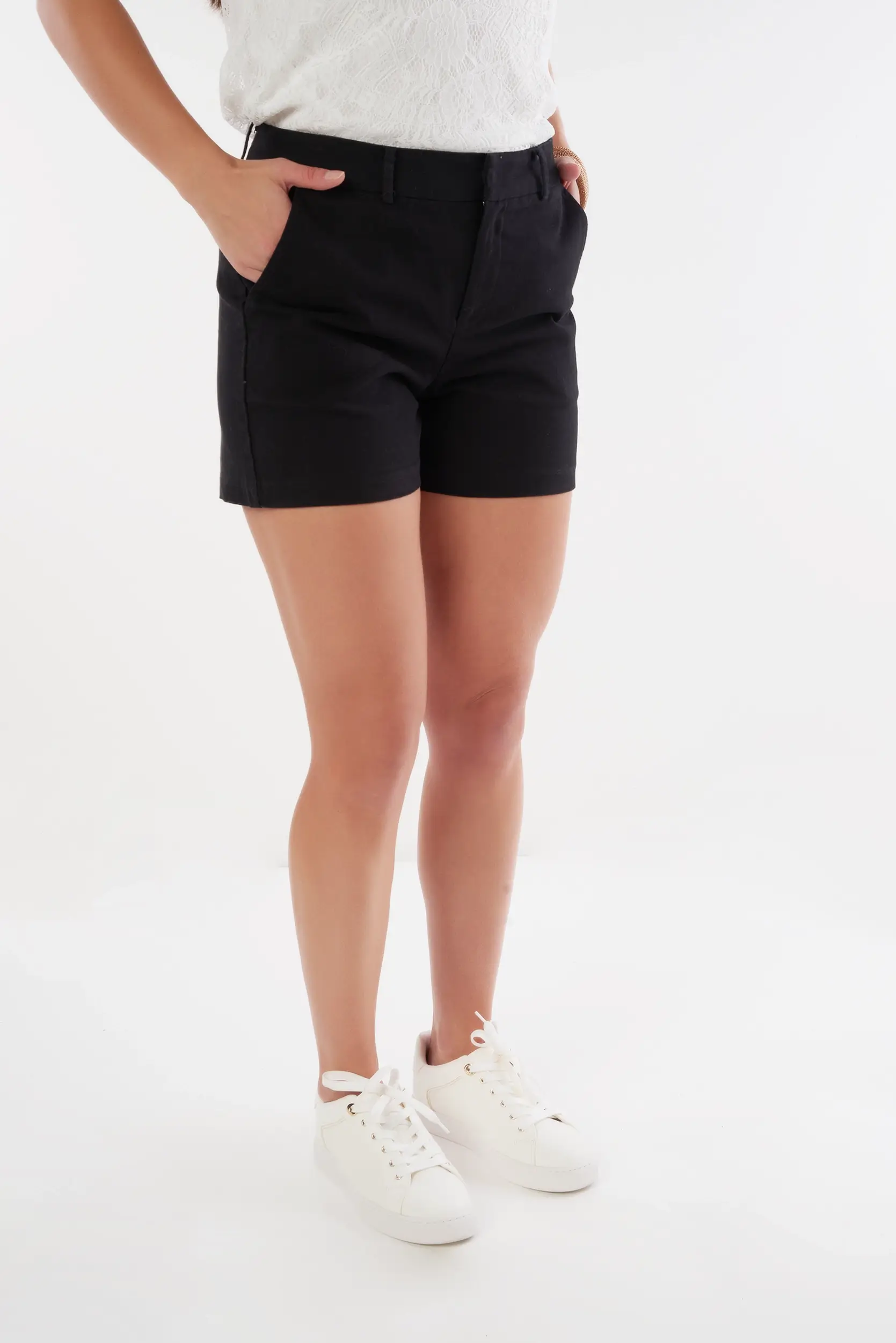 Short élégant en coton - HSP6897 - (E-A12) - Image 8