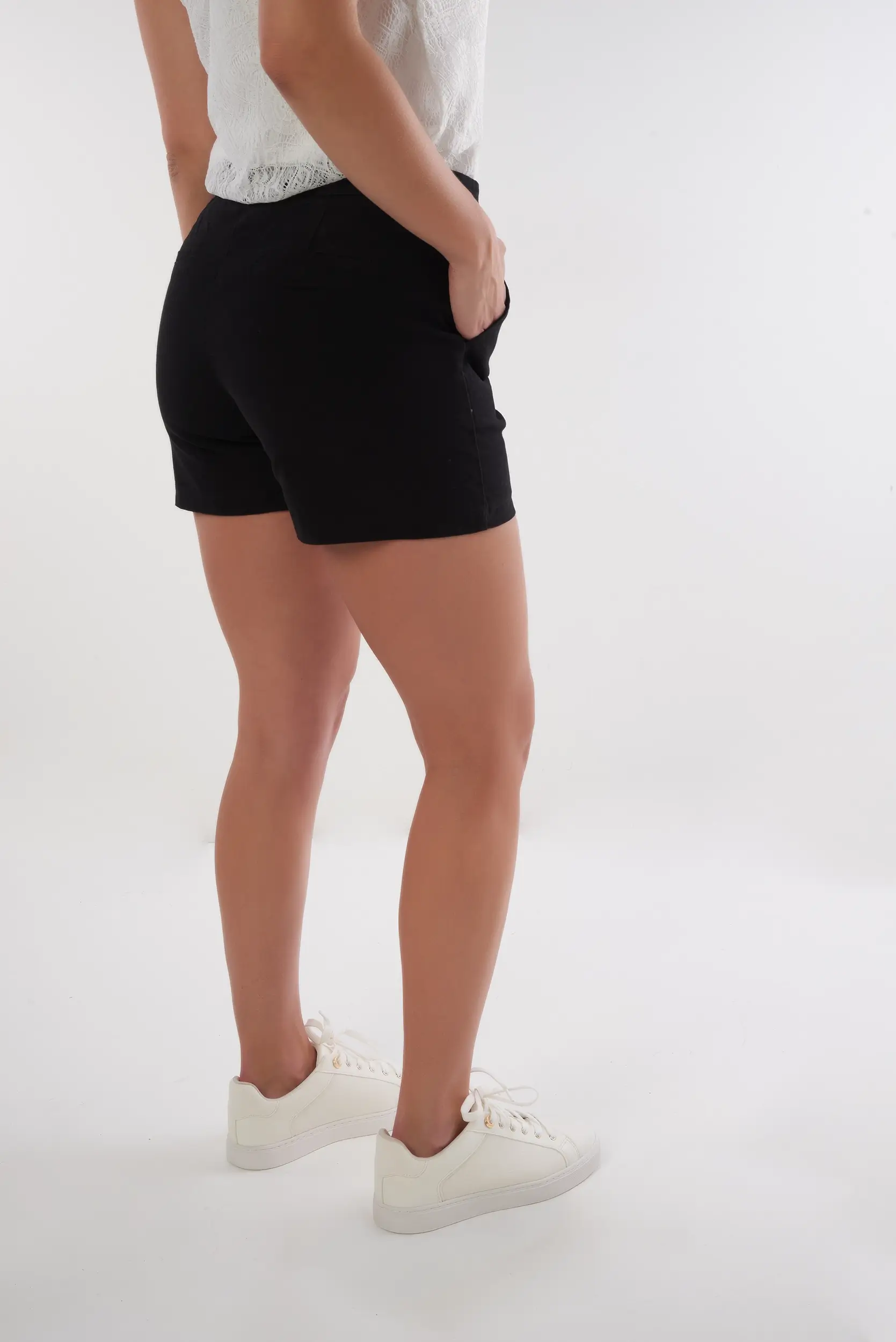 Short élégant en coton - HSP6897 - (E-A12) - Image 9