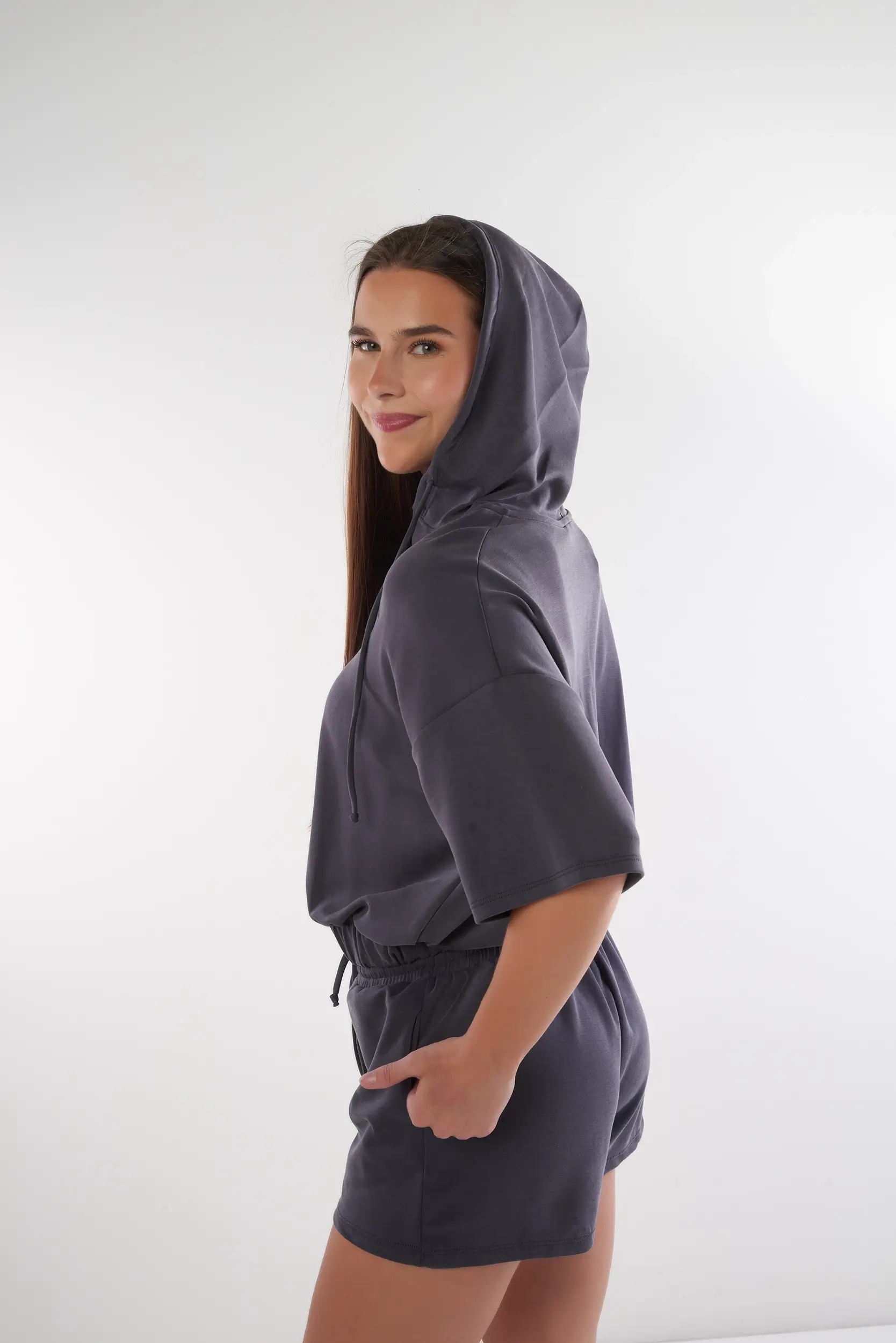 Haut ample à capuche - 14395 - (E-A11) - Image 10
