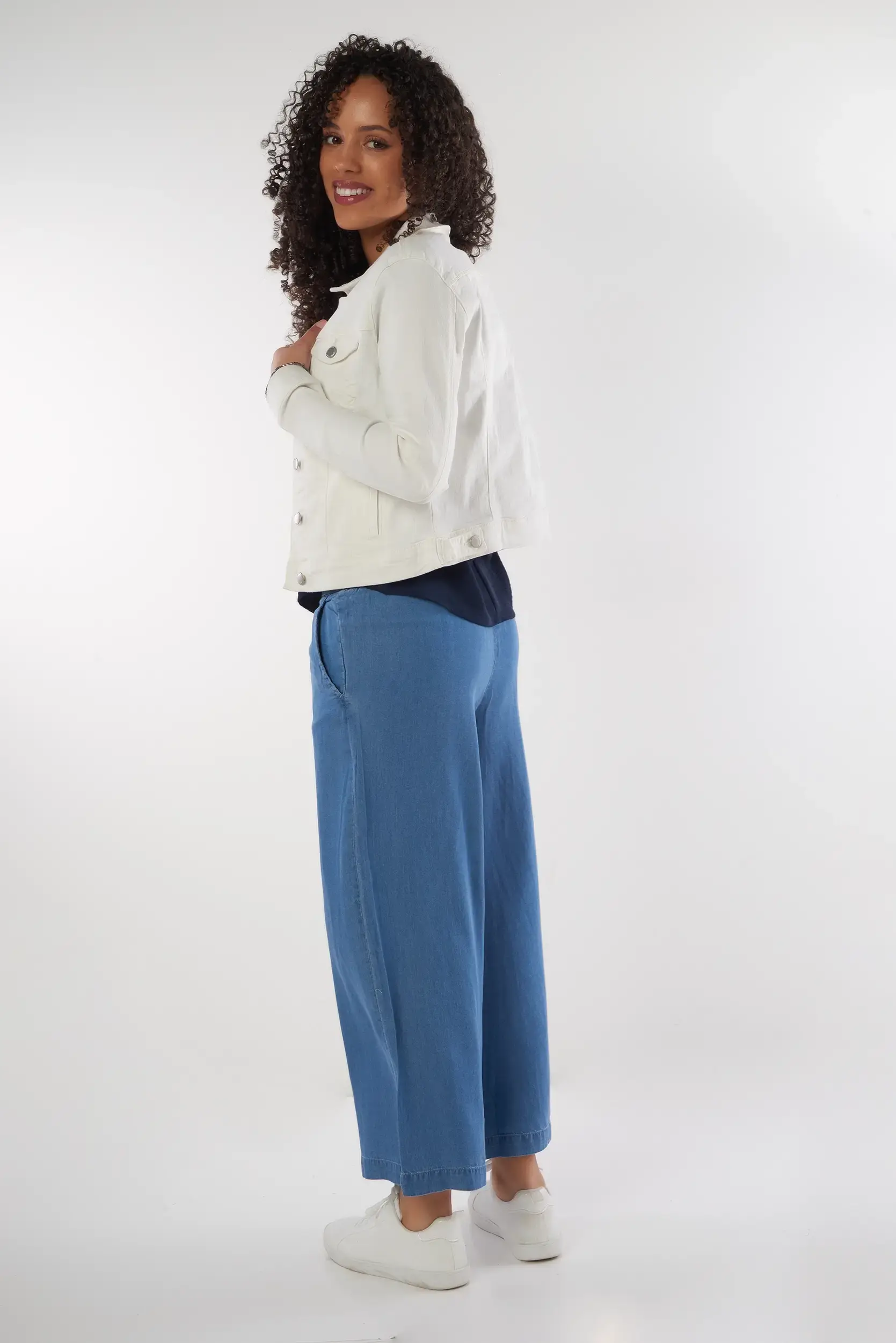 Veste en Jean Blanche - WILD - (E-C7) - Image 6