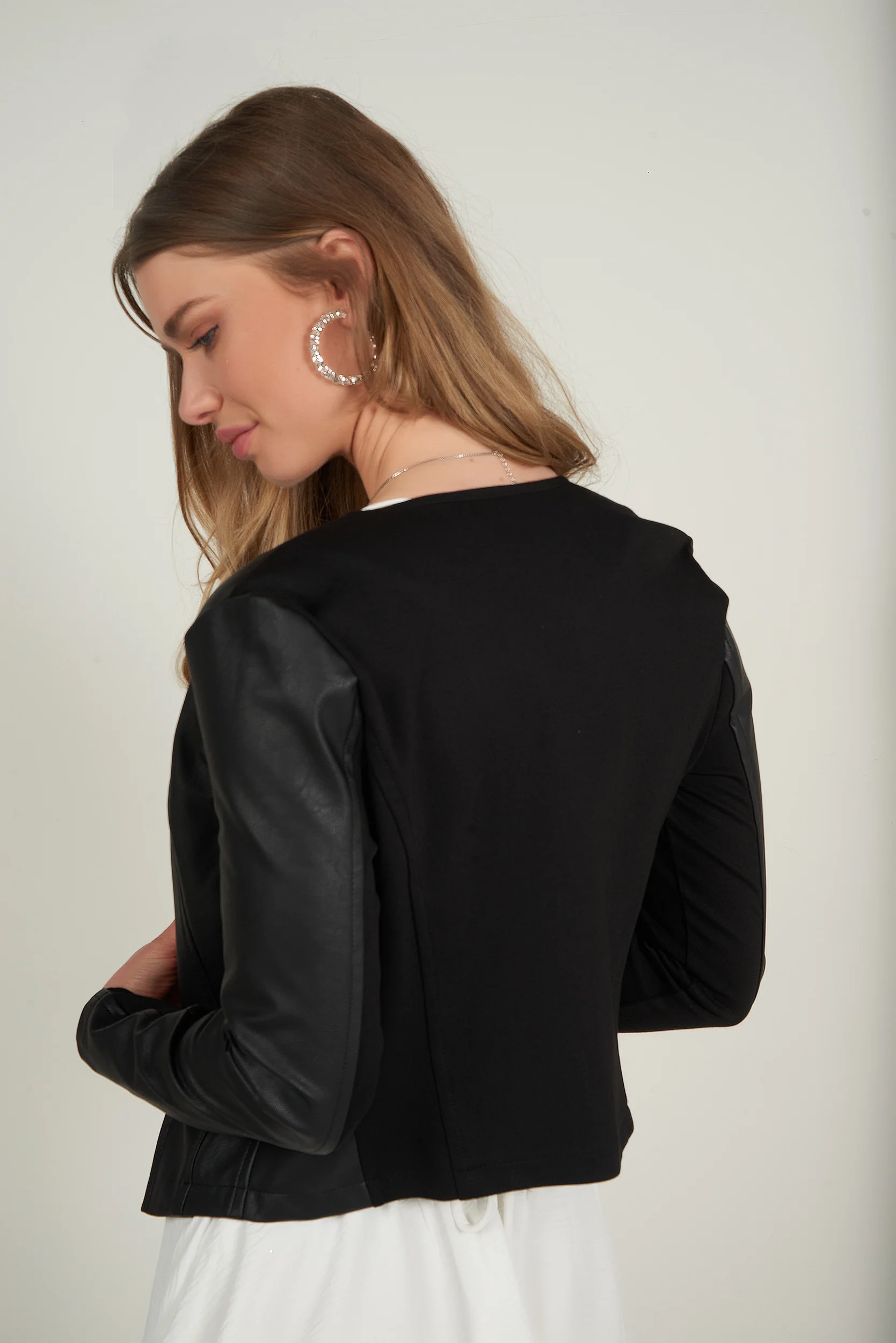 Veste en faux cuir chic - EVELINE-S26 - (R-B18) - Image 11