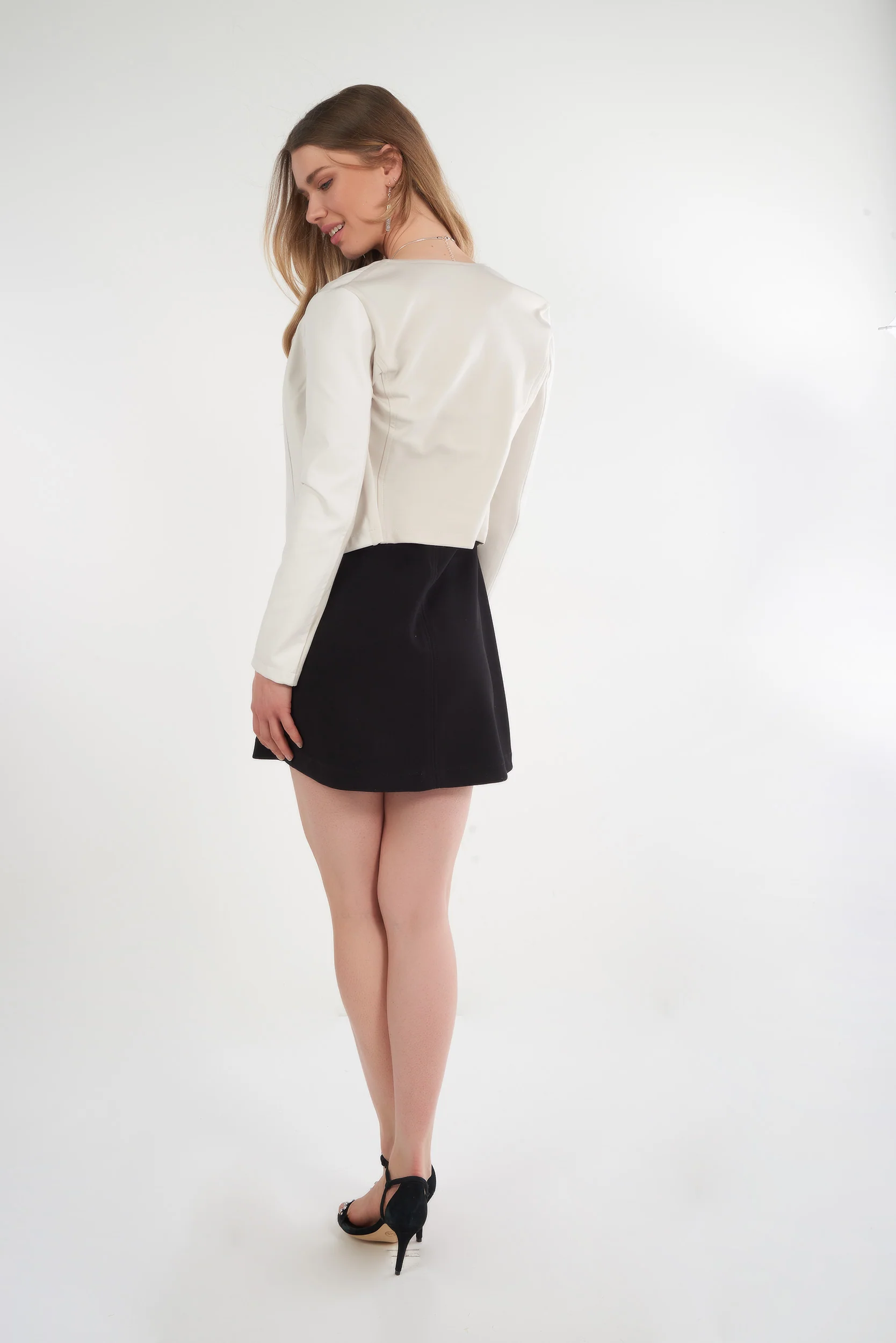 Veste en faux cuir chic - EVELINE-S26 - (R-B18) - Image 7